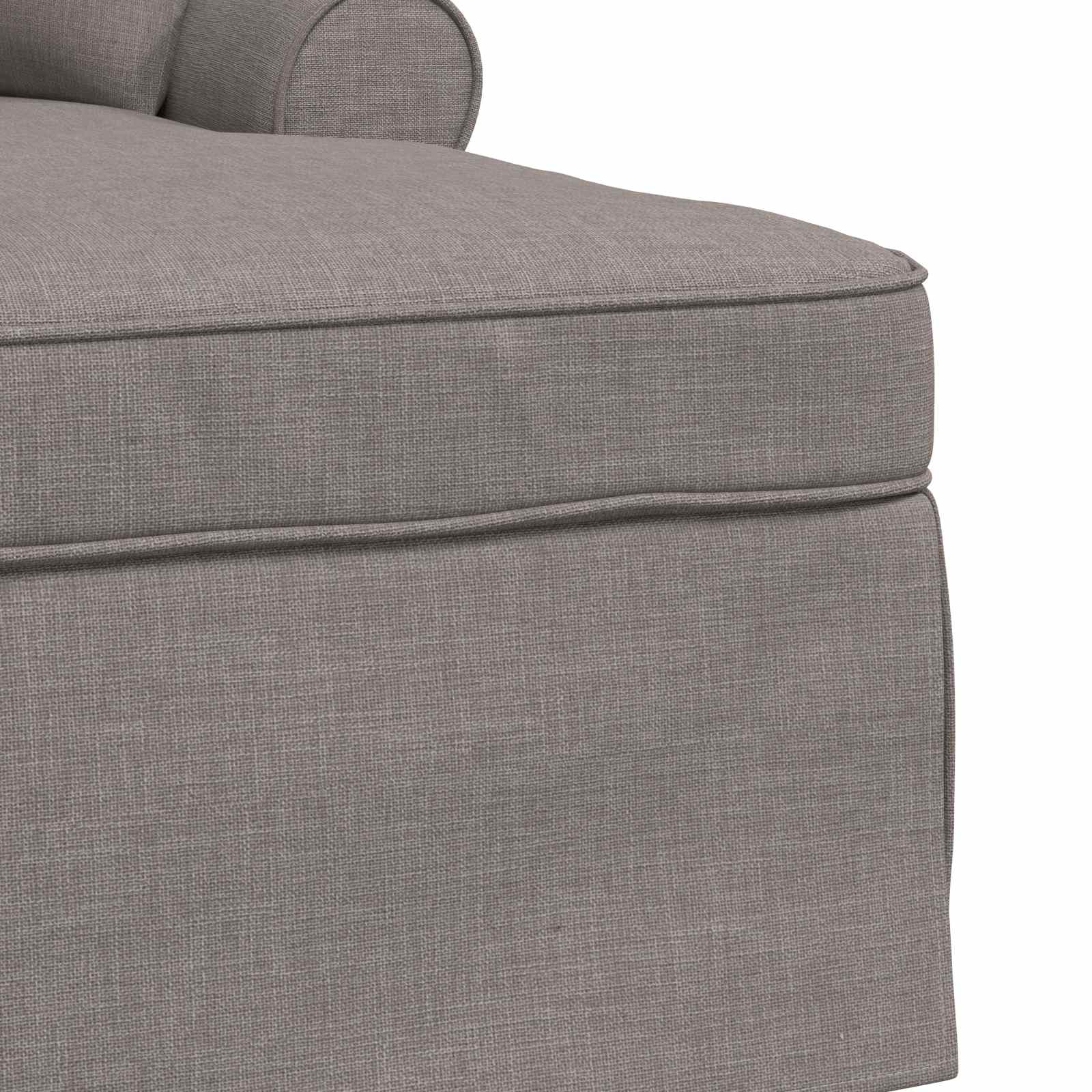 Fotel loungba szoknyával párnával 3 pcs tópszínű szövet