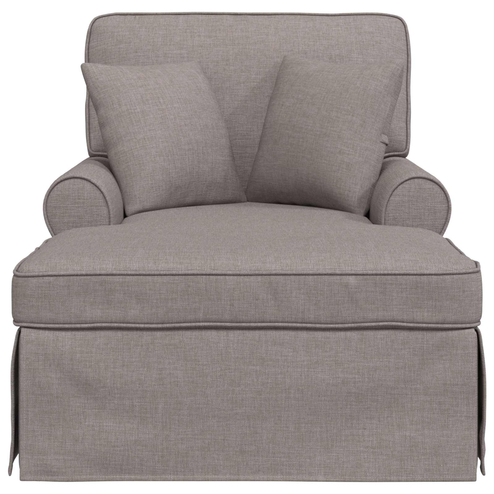 Fotel loungba szoknyával párnával 3 pcs tópszínű szövet