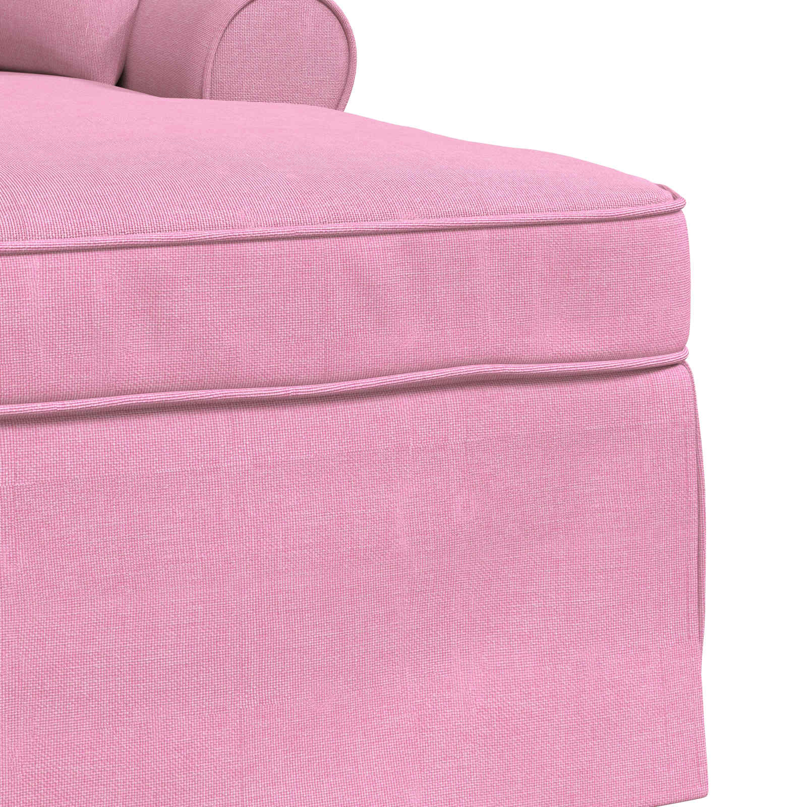 Fotel loungba szoknyával párnával 3 pcs rózsaszín szövet
