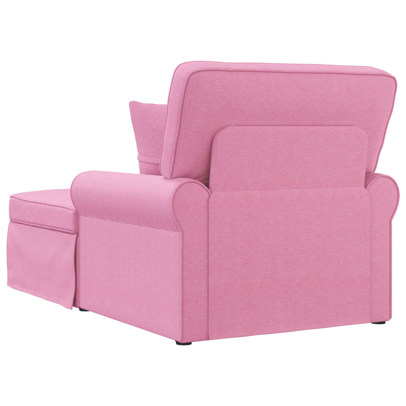 Fotel loungba szoknyával párnával 3 pcs rózsaszín szövet
