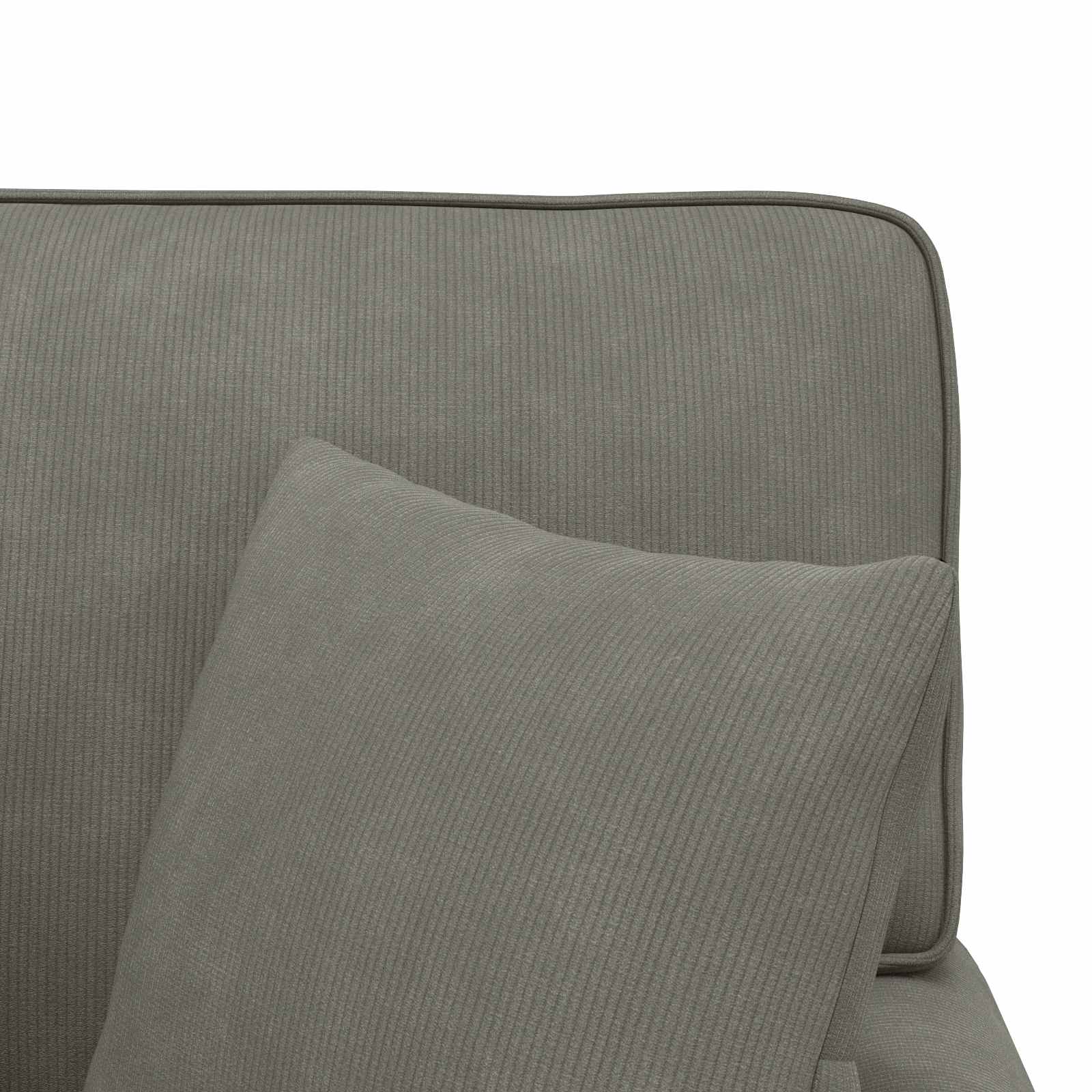 Fotel loungba szoknyával 3 pcs világosszürke bársonyos szövet