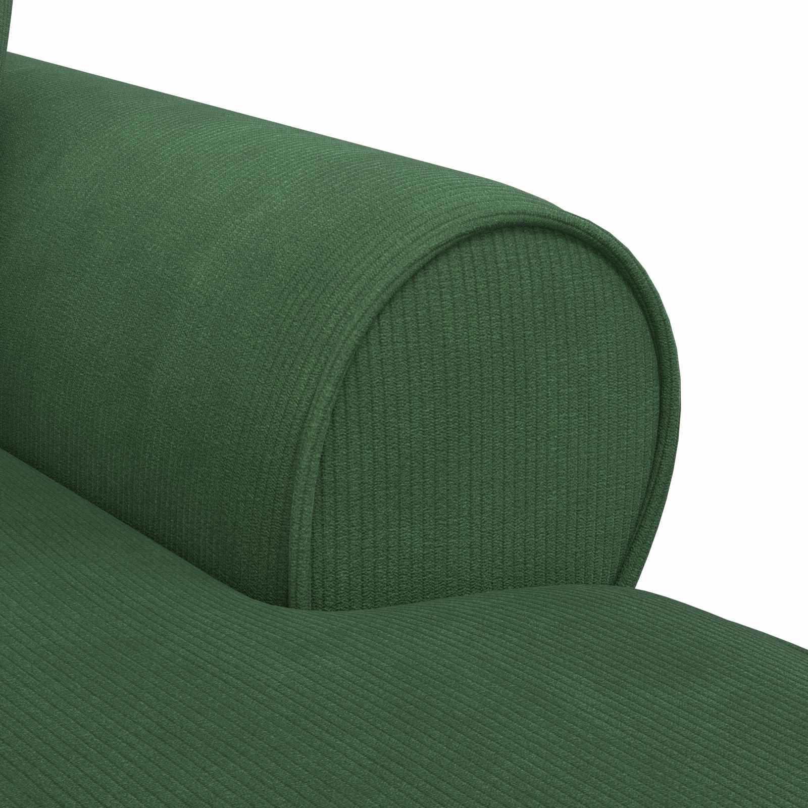 Fotel loungba szoknyával 3 pcs dzsungel zöld bársonyos szövet