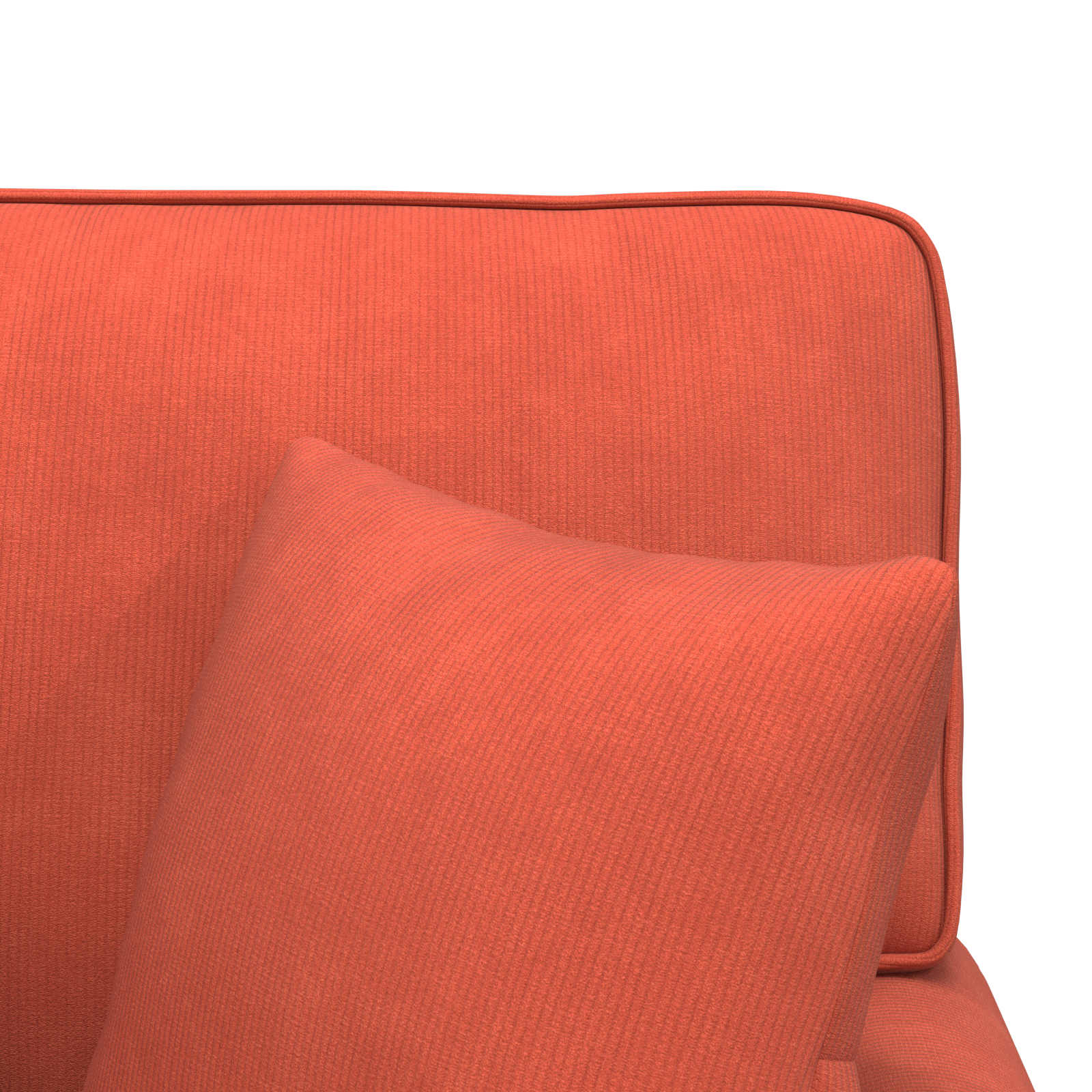 Fotel loungba szoknyával 3 pcs piros narancs bársonyos szövet