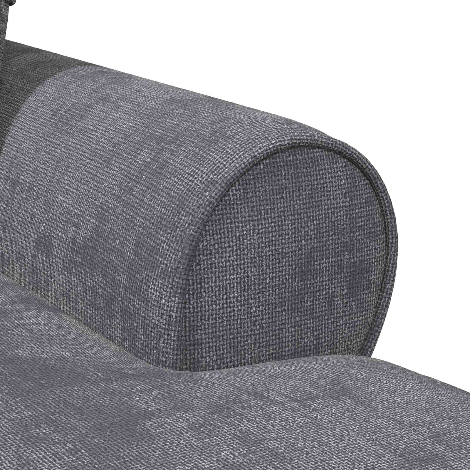 Fotel loungba szoknyával sötétszürke 157 x 91 x 91 cm ares