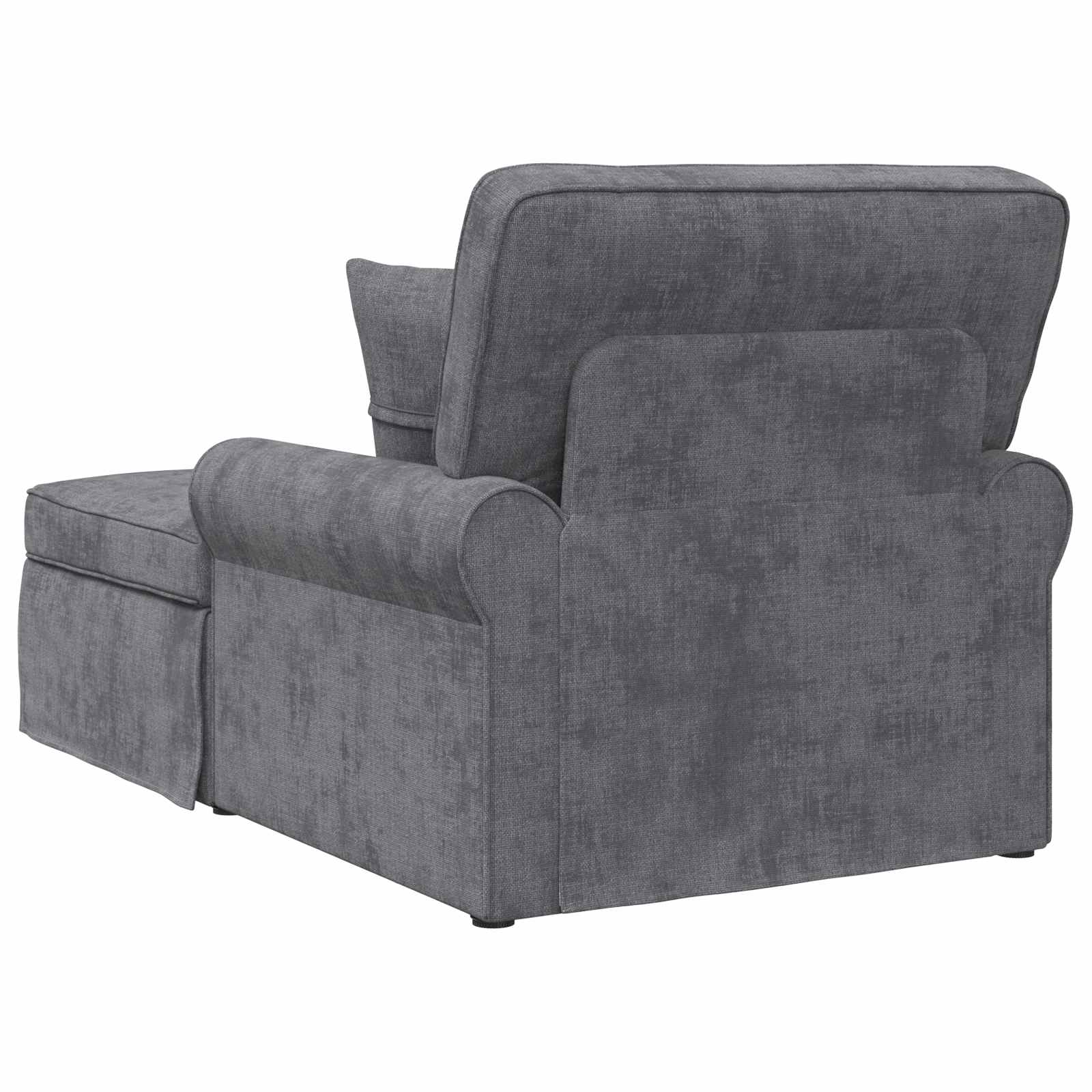 Fotel loungba szoknyával sötétszürke 157 x 91 x 91 cm ares