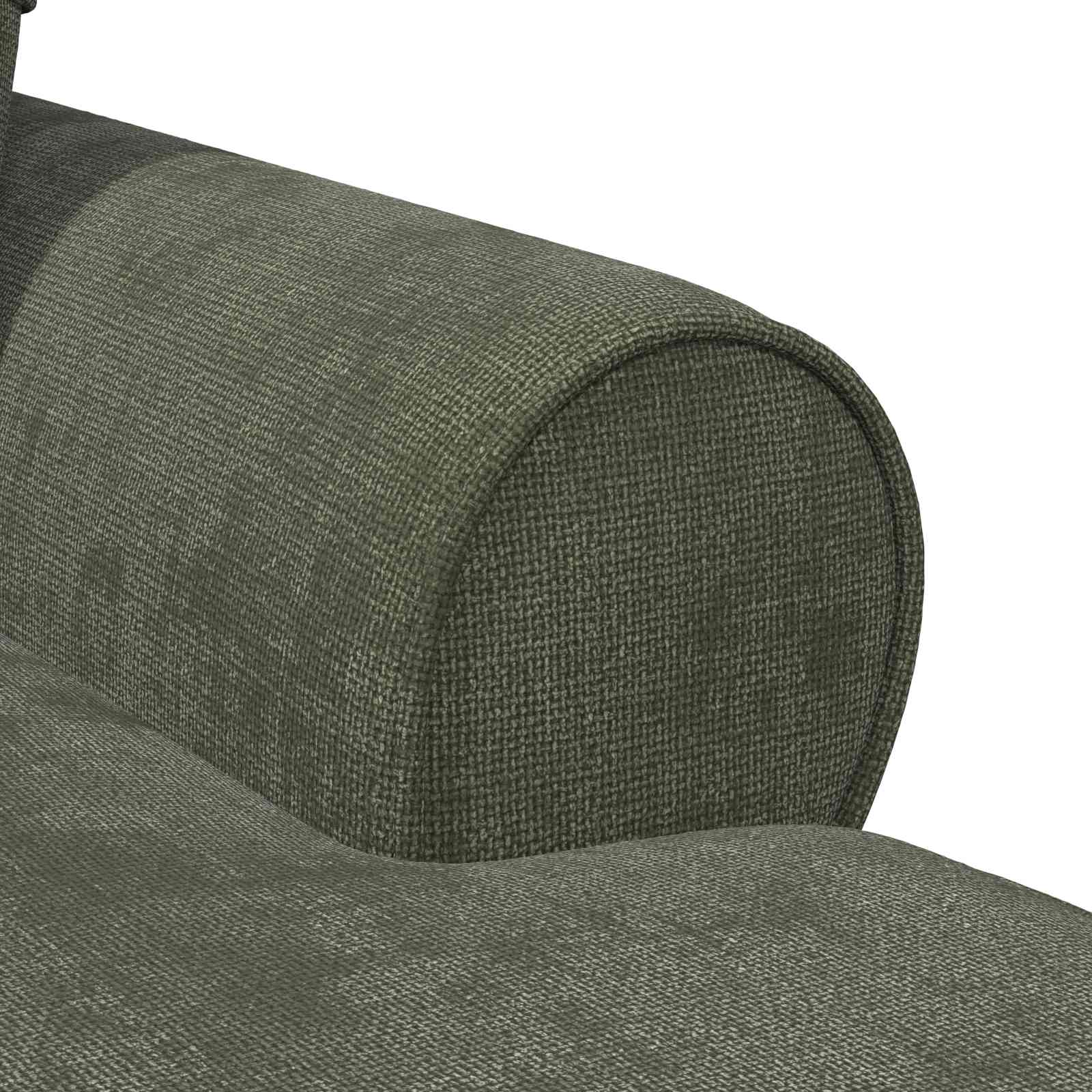 Fotel loungba szoknyával párnával zöld 157 x 91 x 91 cm ares