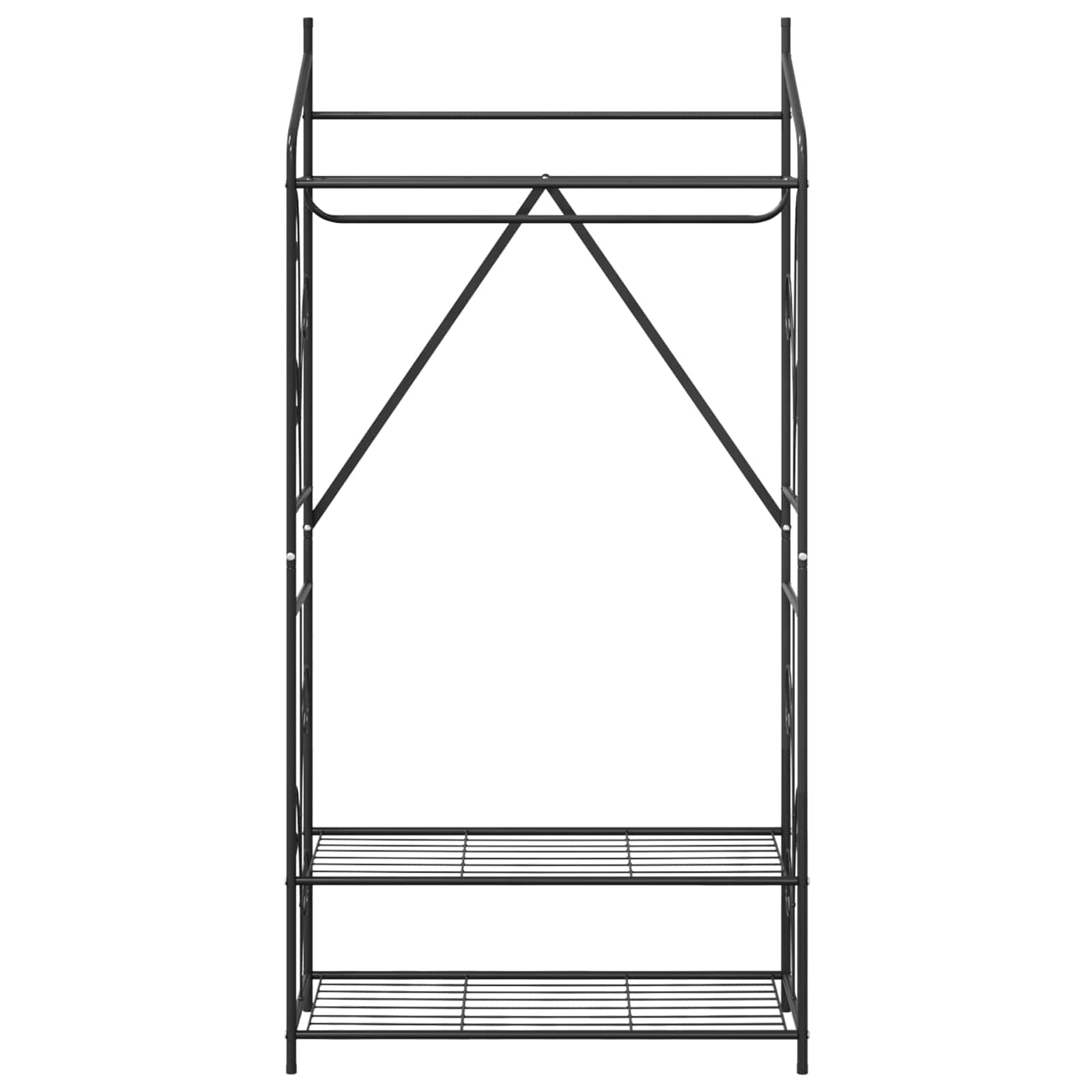 Nyitott szekrény egyszínű 2 pcs 78 x 36 x 158 cm