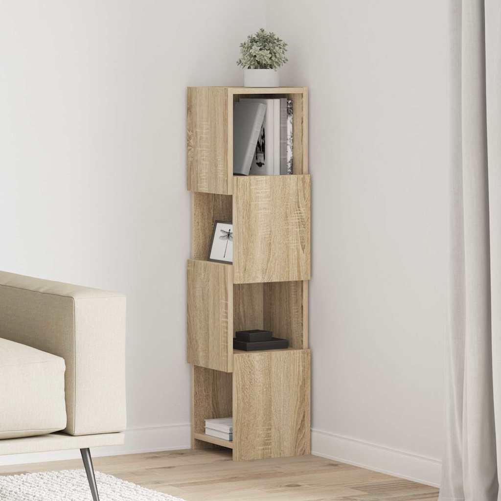 Sarokszekrény sonoma tölgy 25,5x25x102cm faanyag