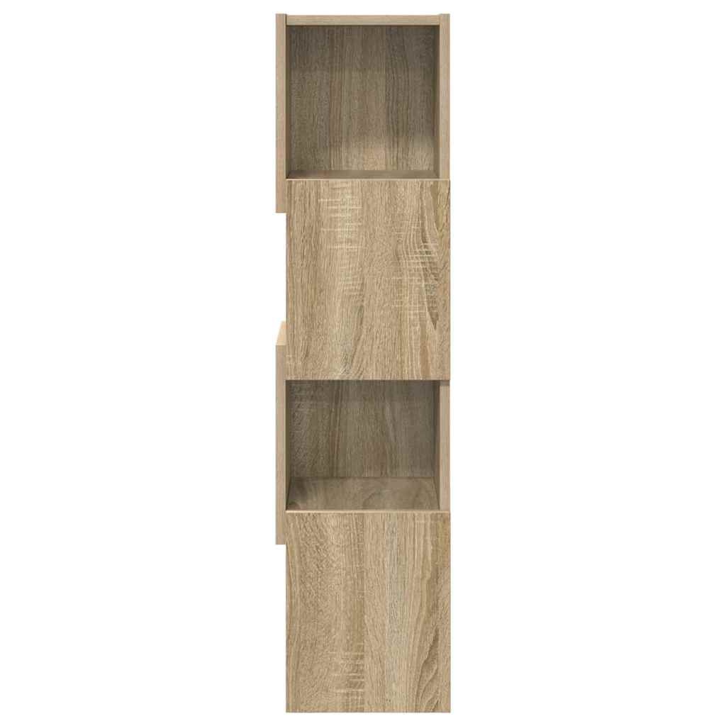 Sarokszekrény sonoma tölgy 25,5x25x102cm faanyag