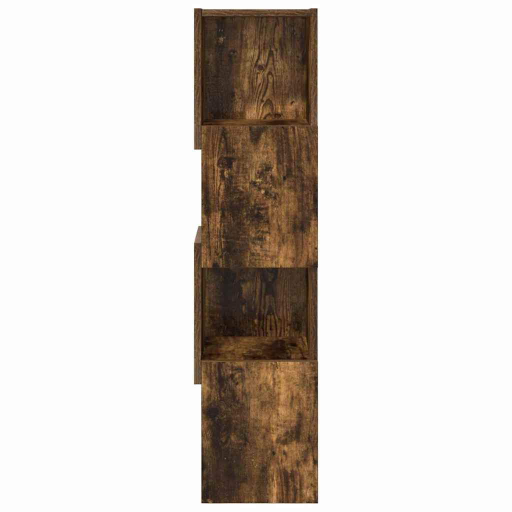 Sarokszekrény füstölt tölgy 25,5x25x102cm faanyag