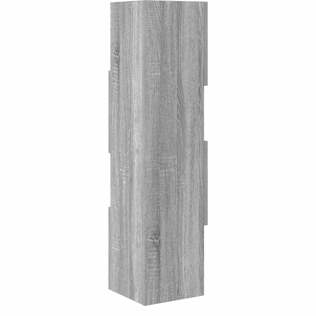 Sarokszekrény szürke sonoma 25,5x25x102cm faanyag