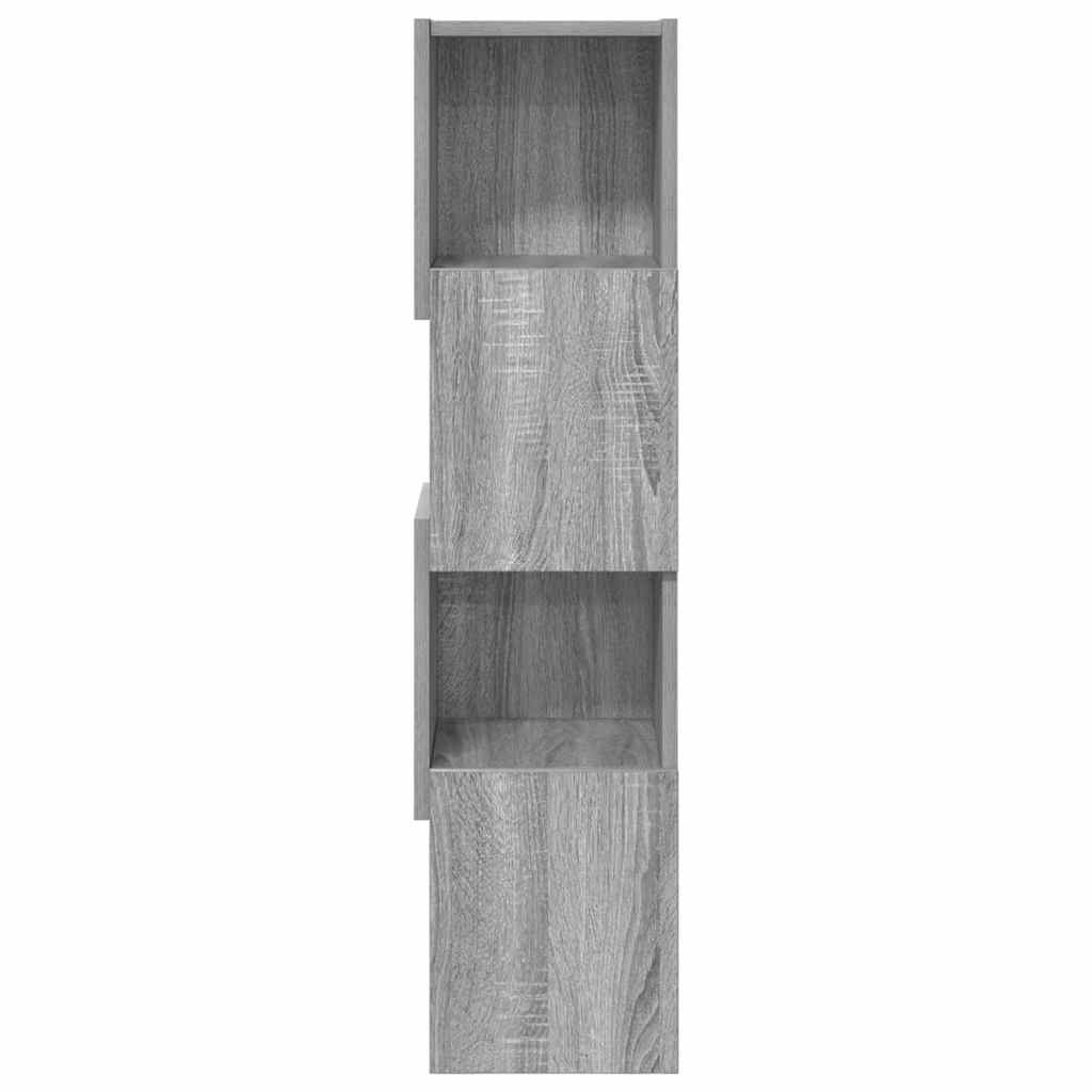 Sarokszekrény szürke sonoma 25,5x25x102cm faanyag