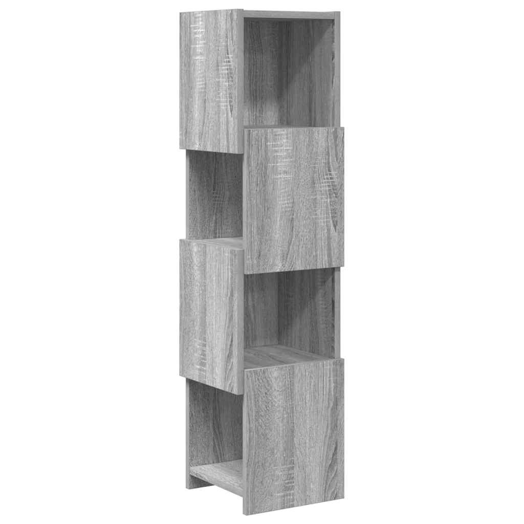 Sarokszekrény szürke sonoma 25,5x25x102cm faanyag
