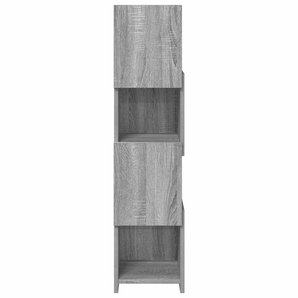 Sarokszekrény szürke sonoma 25,5x25x102cm faanyag