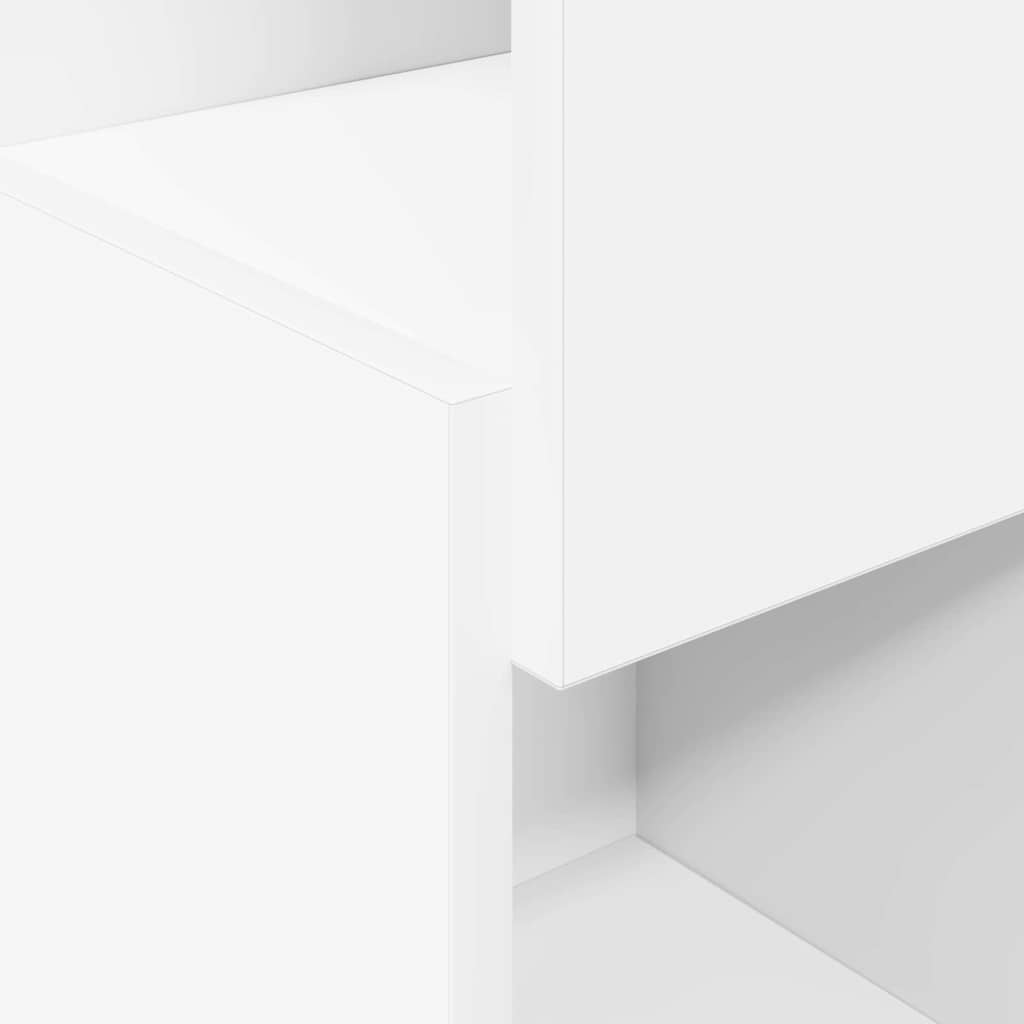 Sarokszekrény fehér 25,5x25x80cm faanyag