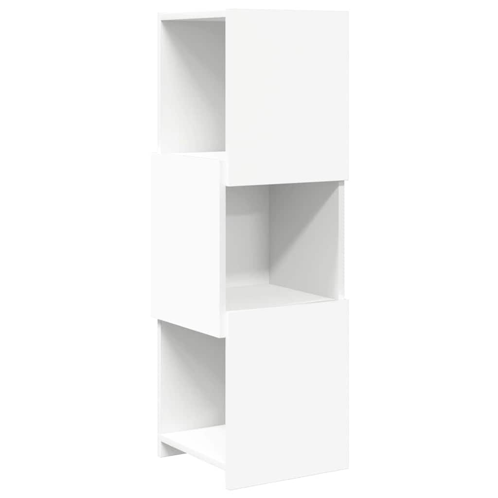 Sarokszekrény fehér 30,5x30x95cm faanyag