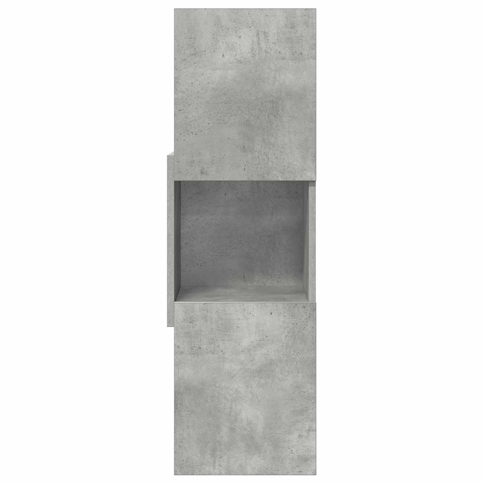 Sarokszekrény beton szürke 30,5x30x95cm faanyag