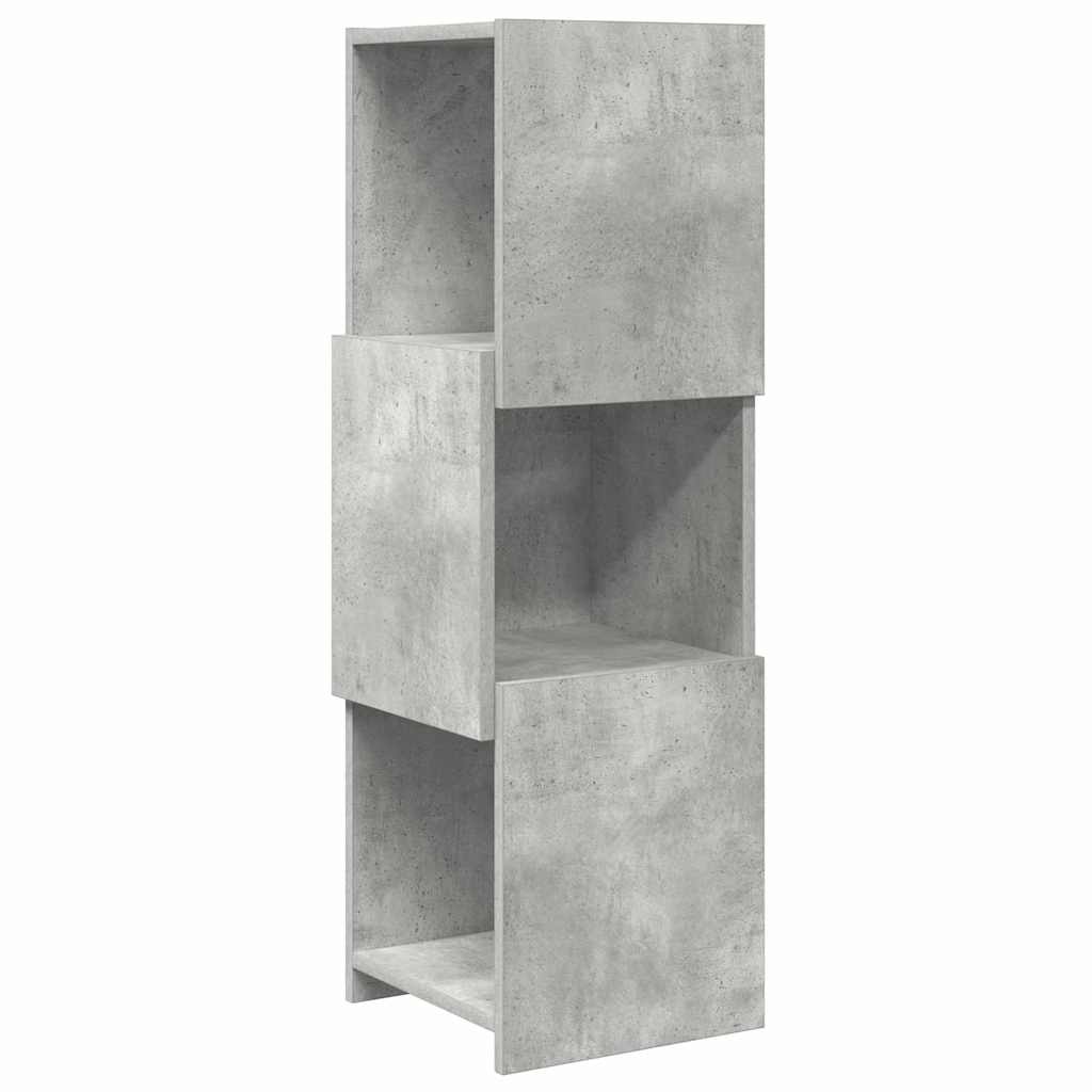 Sarokszekrény beton szürke 30,5x30x95cm faanyag