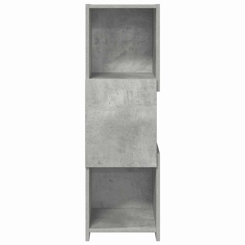 Sarokszekrény beton szürke 30,5x30x95cm faanyag