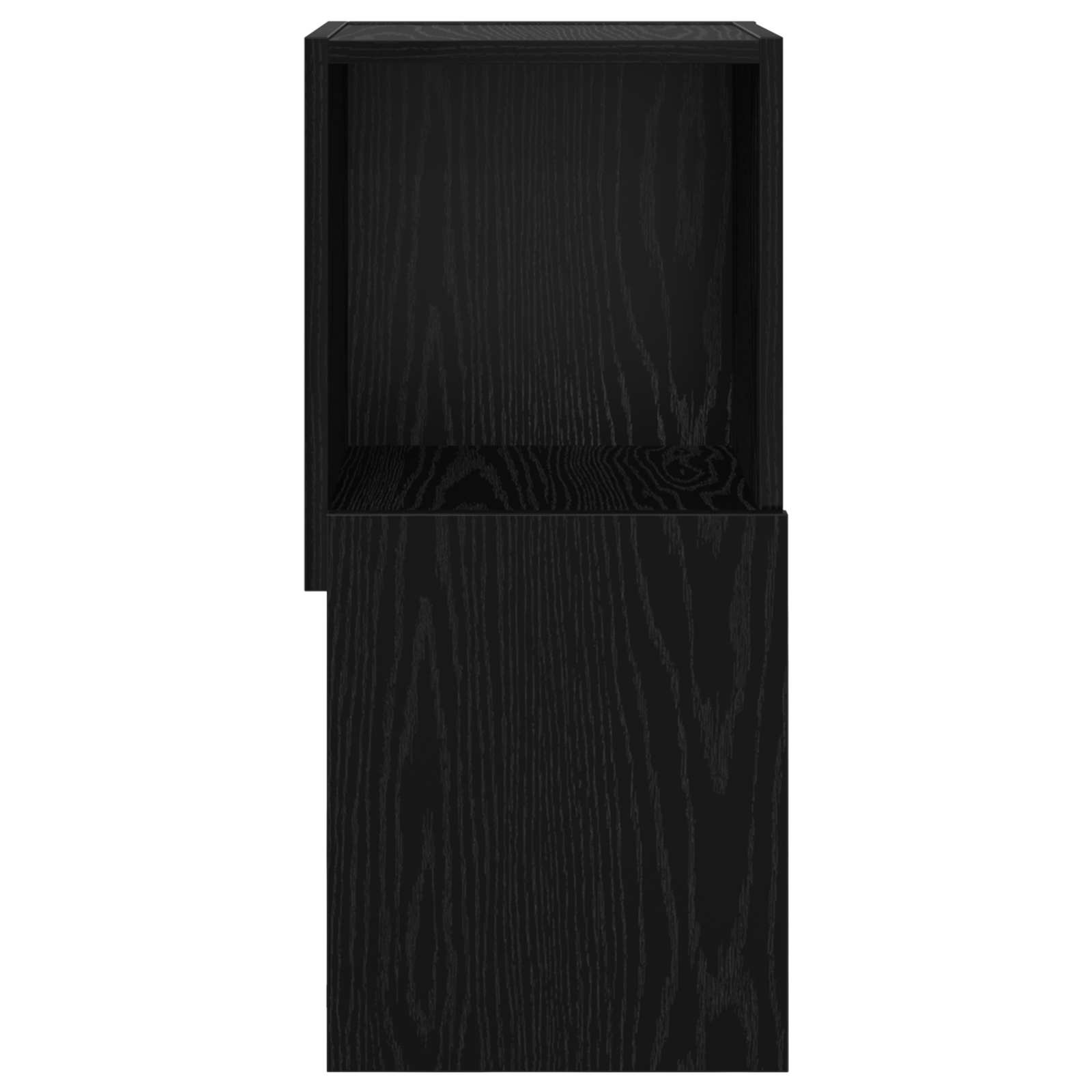 Sarokszekrény fekete tölgy 30,5x30x65cm faanyag