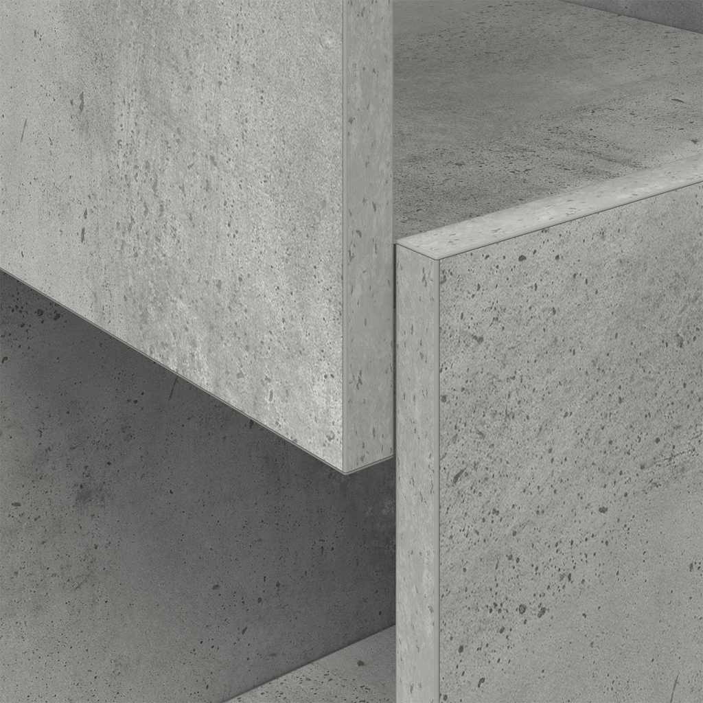 Sarokszekrény beton szürke 30,5x30x65cm faanyag