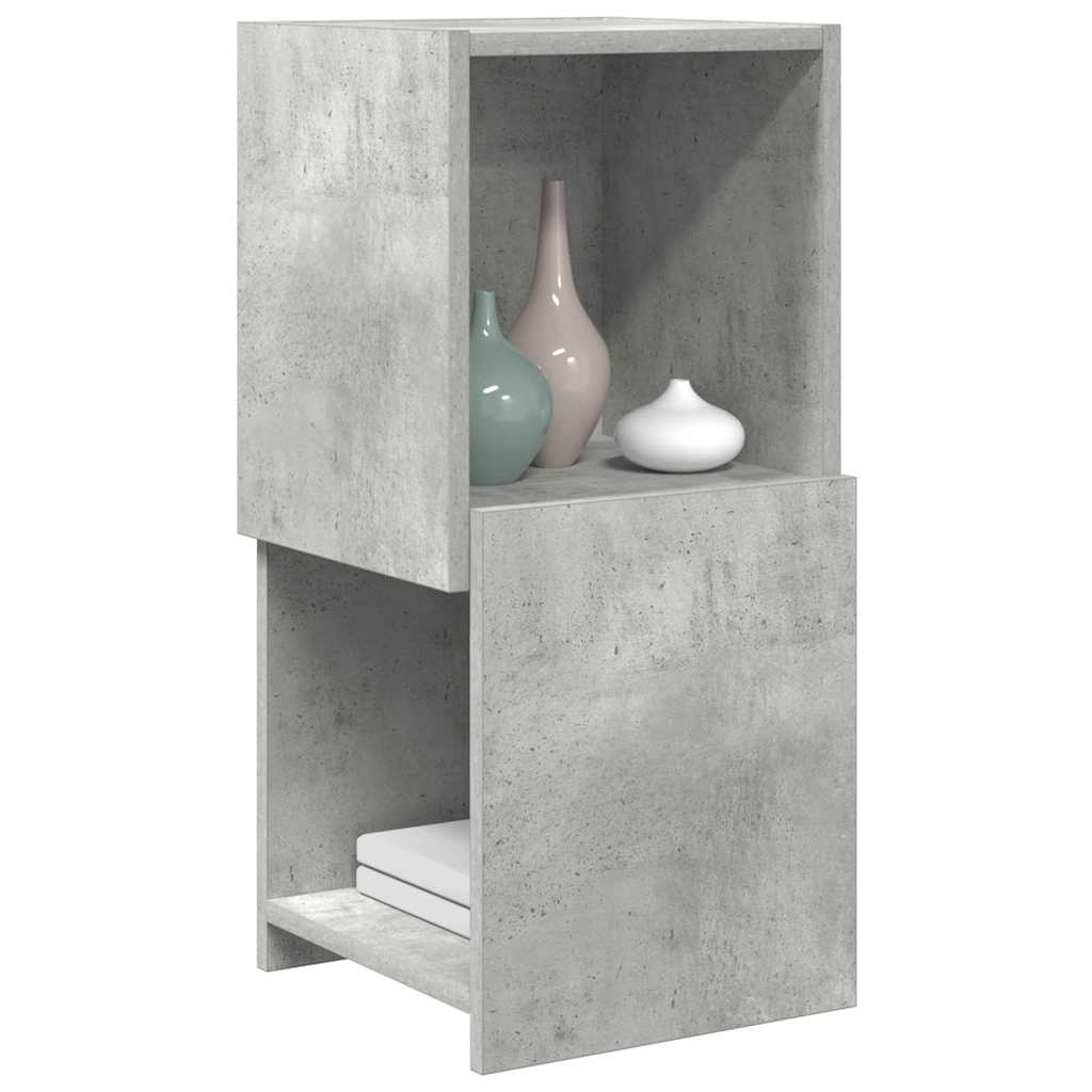 Sarokszekrény beton szürke 30,5x30x65cm faanyag
