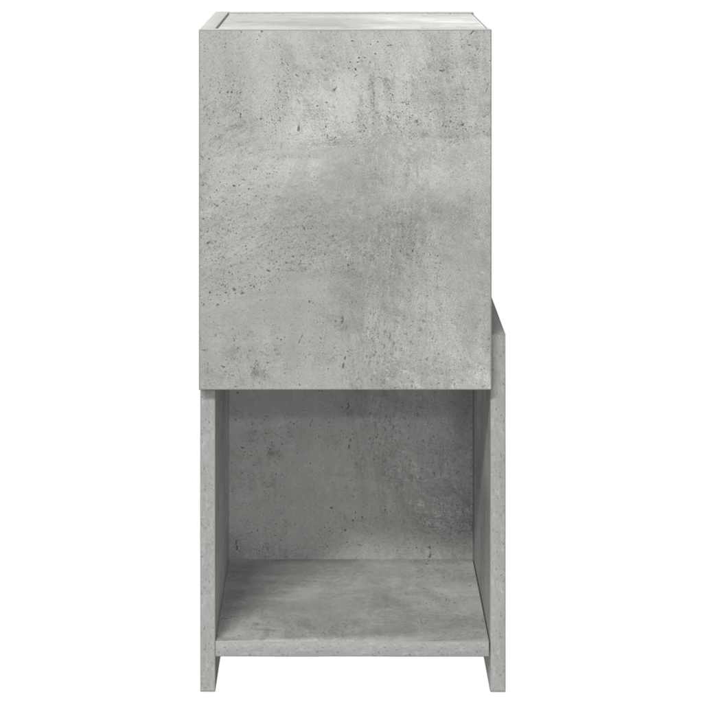 Sarokszekrény beton szürke 30,5x30x65cm faanyag