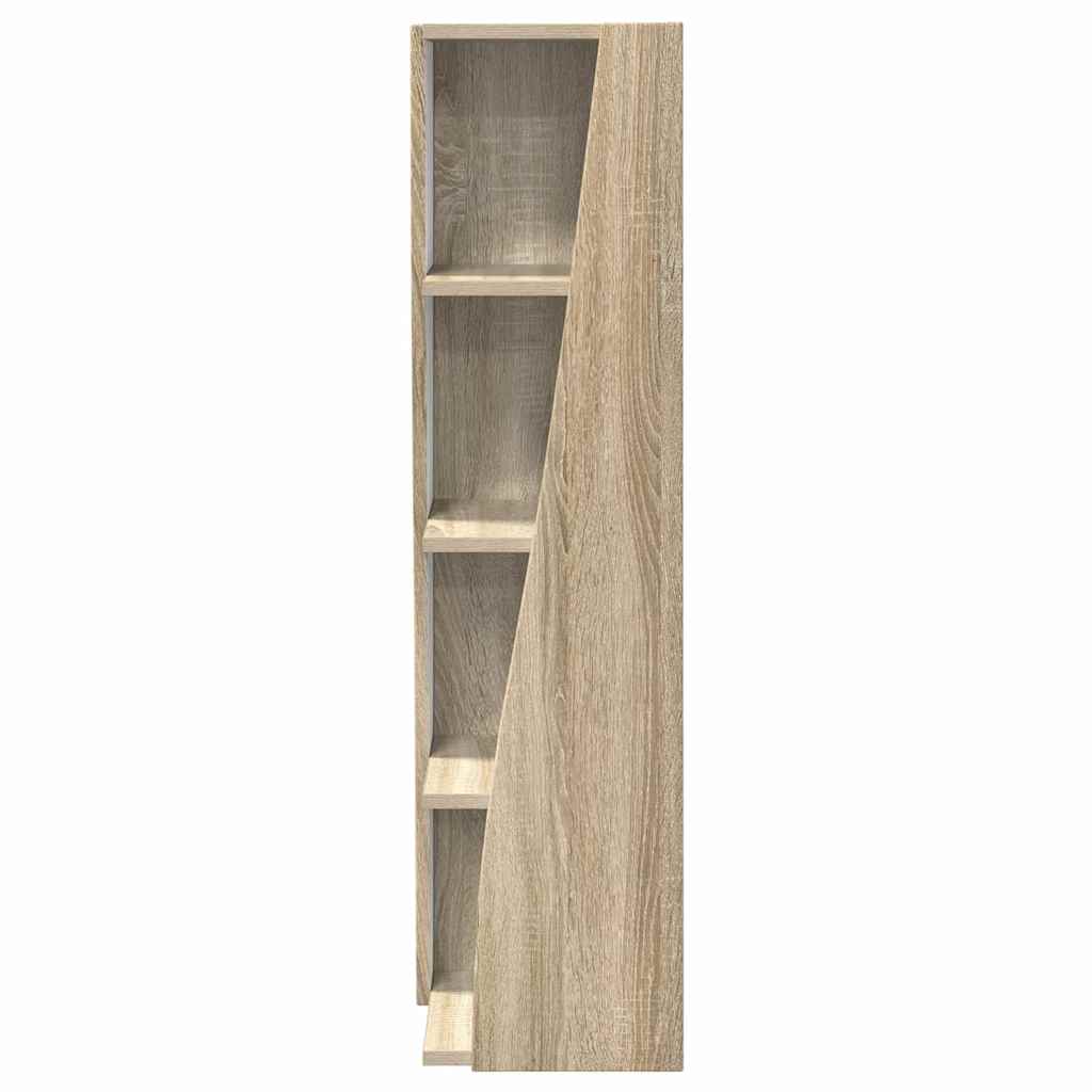 Sarokszekrény sonoma tölgy 27,5x27x102cm faanyag