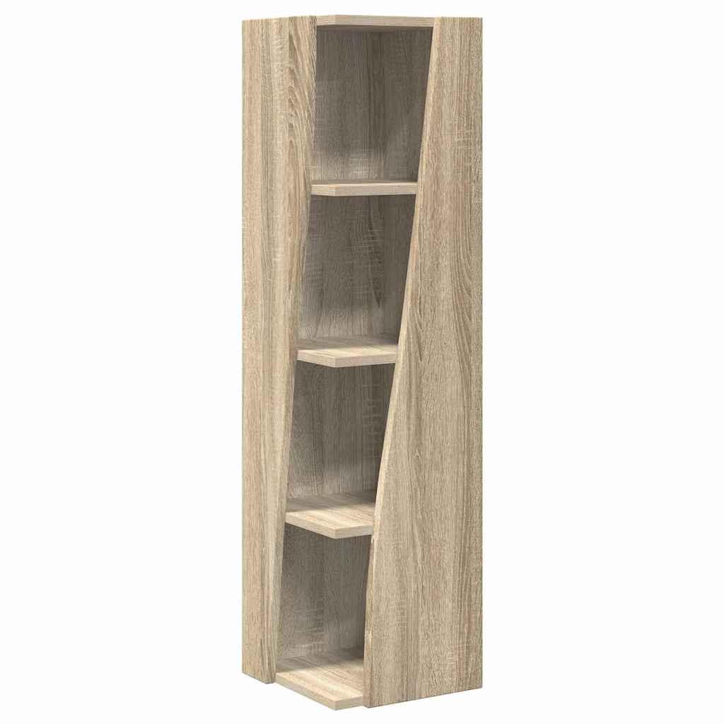 Sarokszekrény sonoma tölgy 27,5x27x102cm faanyag