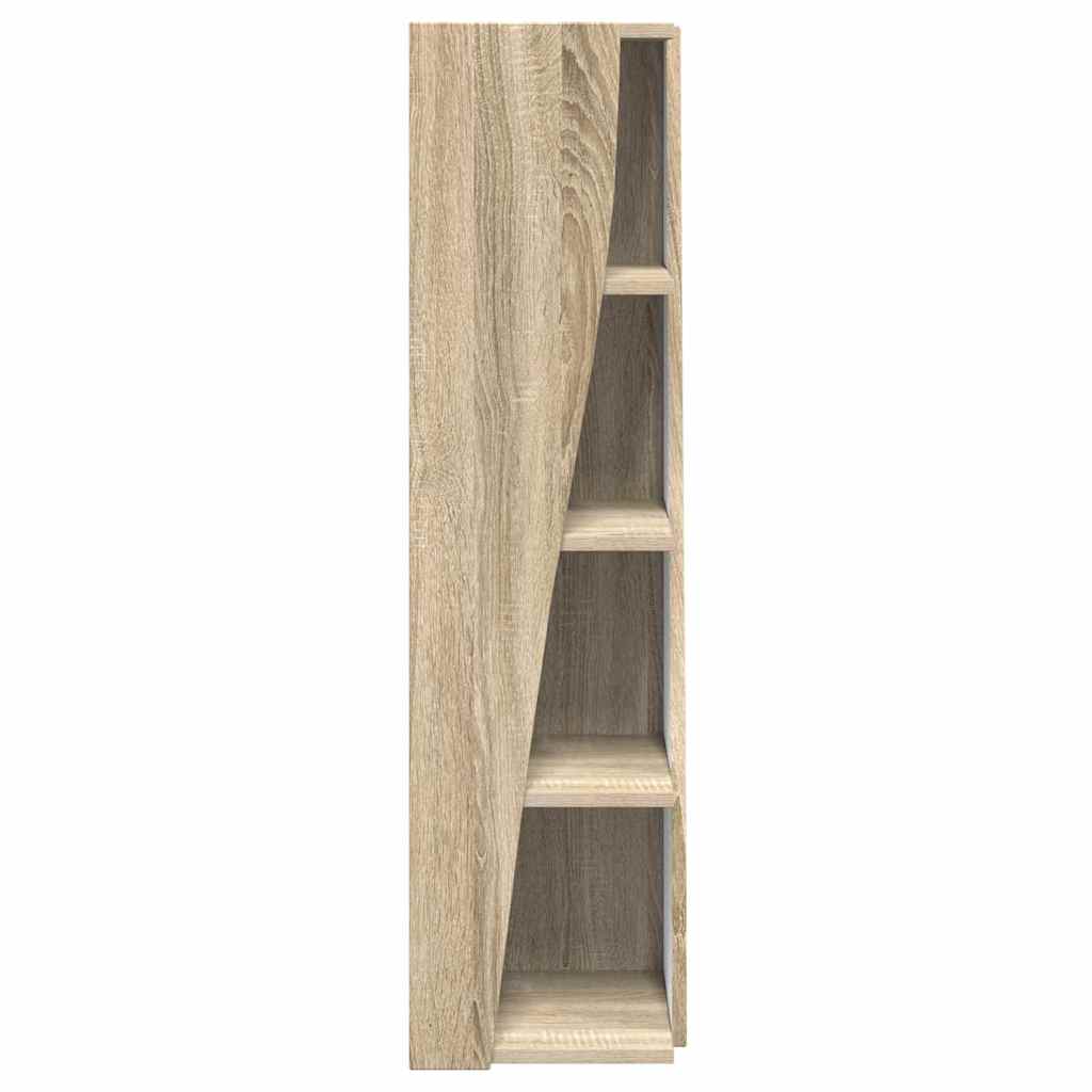 Sarokszekrény sonoma tölgy 27,5x27x102cm faanyag