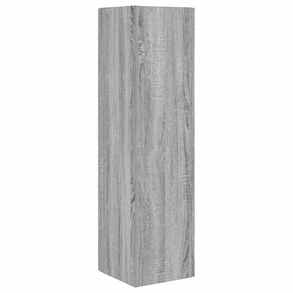 Sarokszekrény szürke sonoma 27,5x27x102cm faanyag