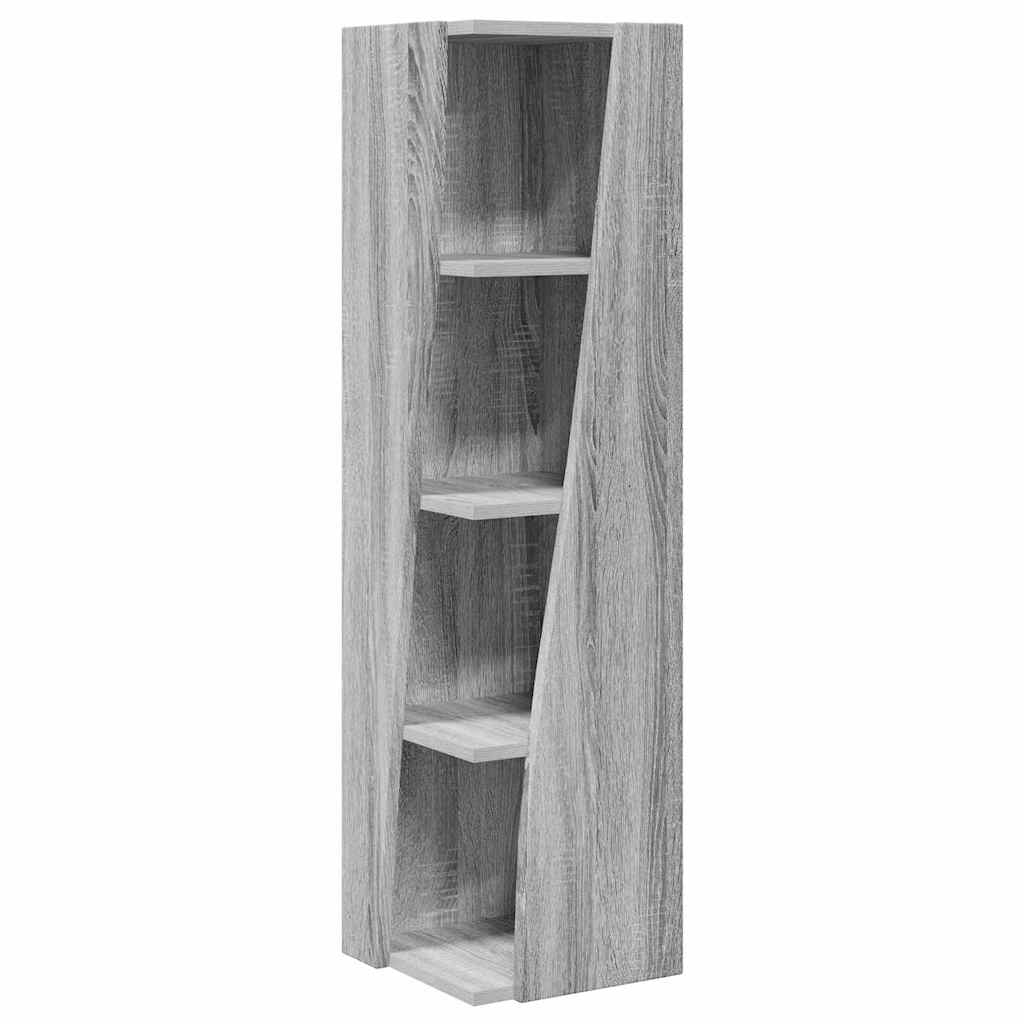 Sarokszekrény szürke sonoma 27,5x27x102cm faanyag