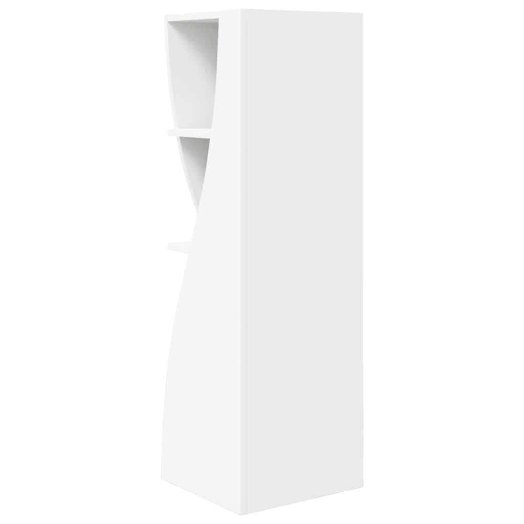 Sarokszekrény fehér 32x32x102cm faanyag