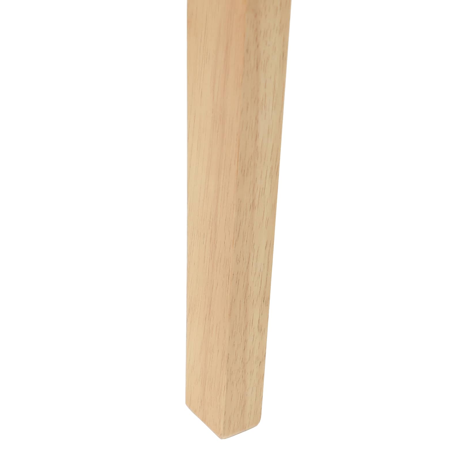 Étkező székek 2 pcs természetes 42 x 47.5 x 81 cm tömör gumi fa