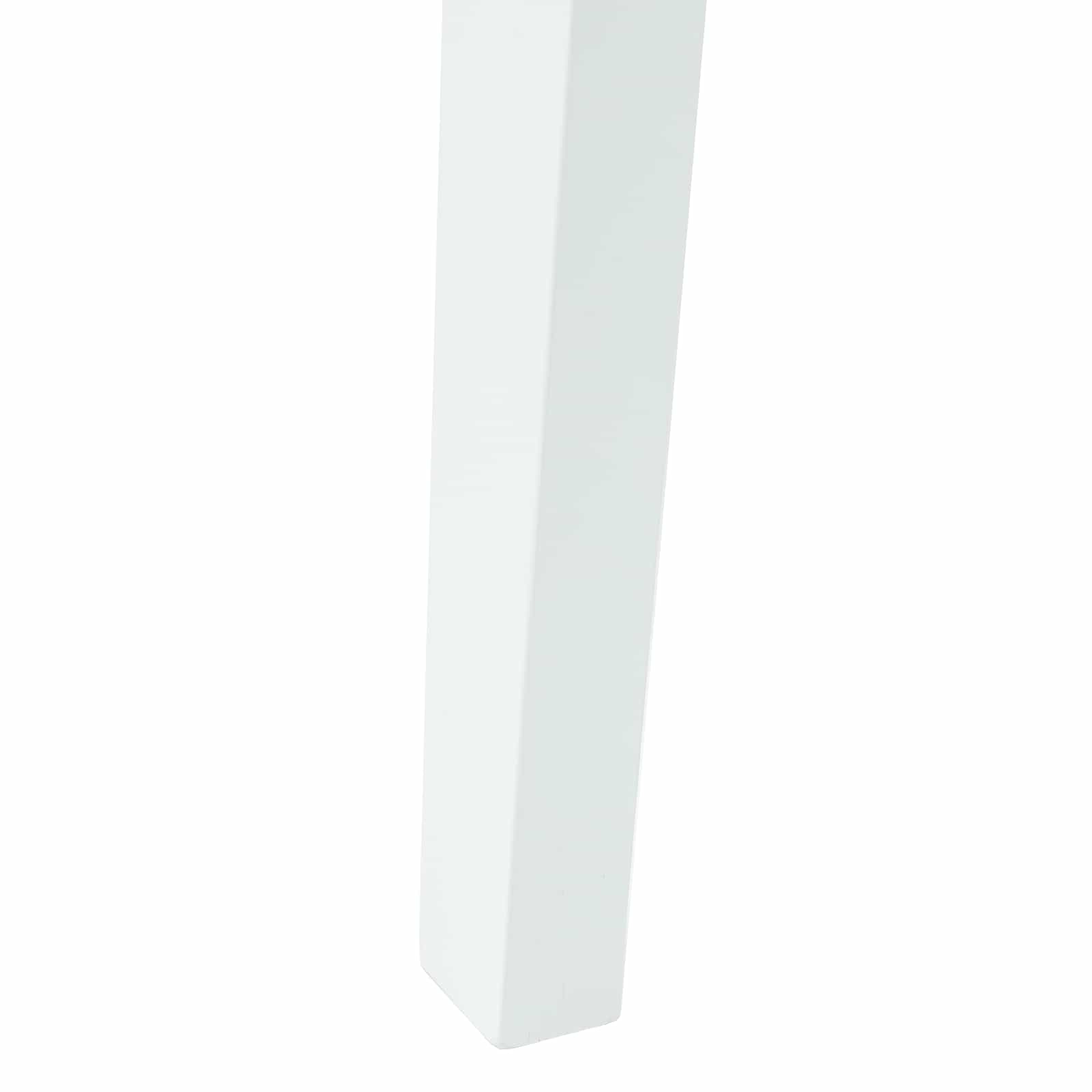 Étkező székek 2 pcs fehér 42 x 47.5 x 81 cm tömör gumi fa