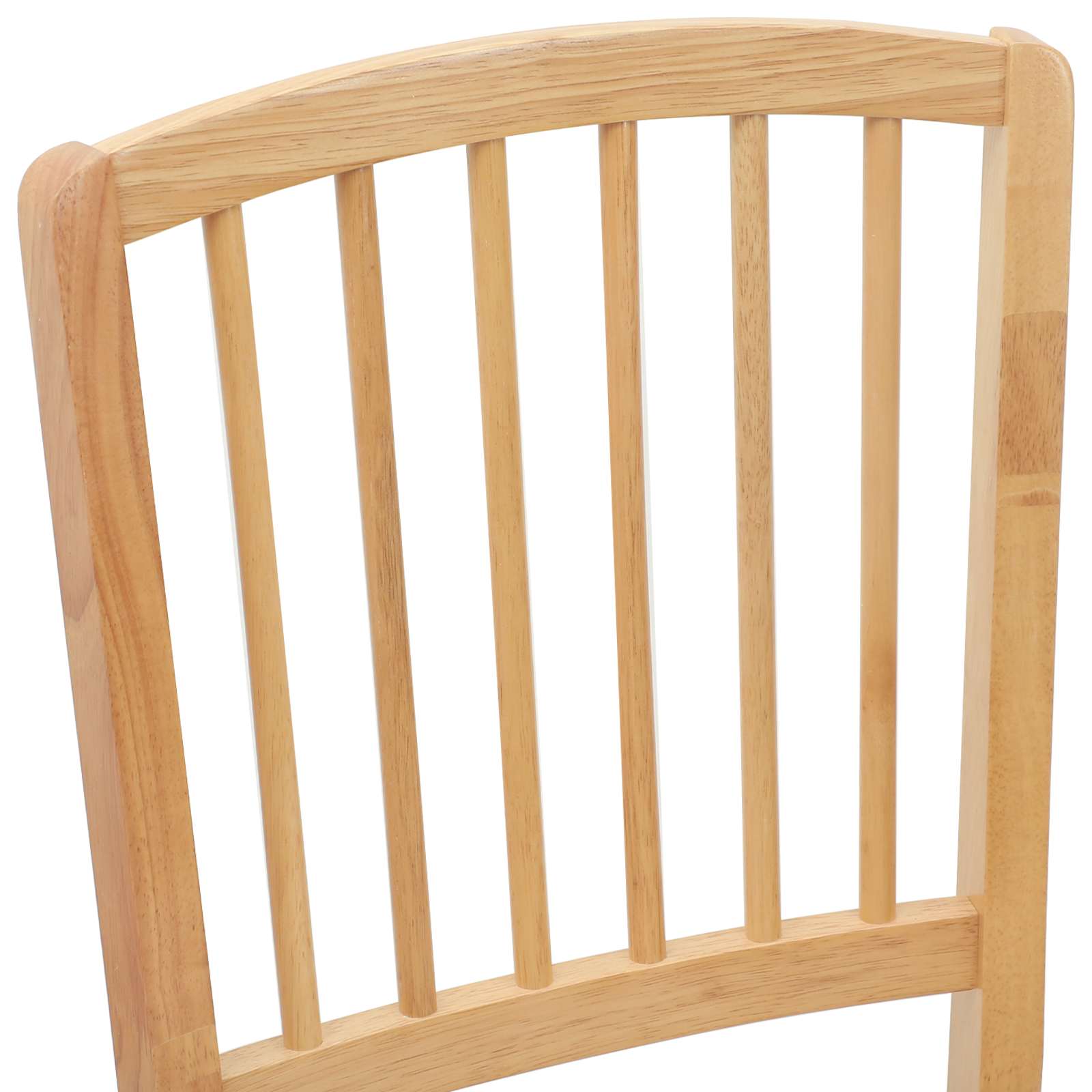 Étkező székek 2 pcs természetes 50 x 52,5 x 91 cm tömör gumi fa