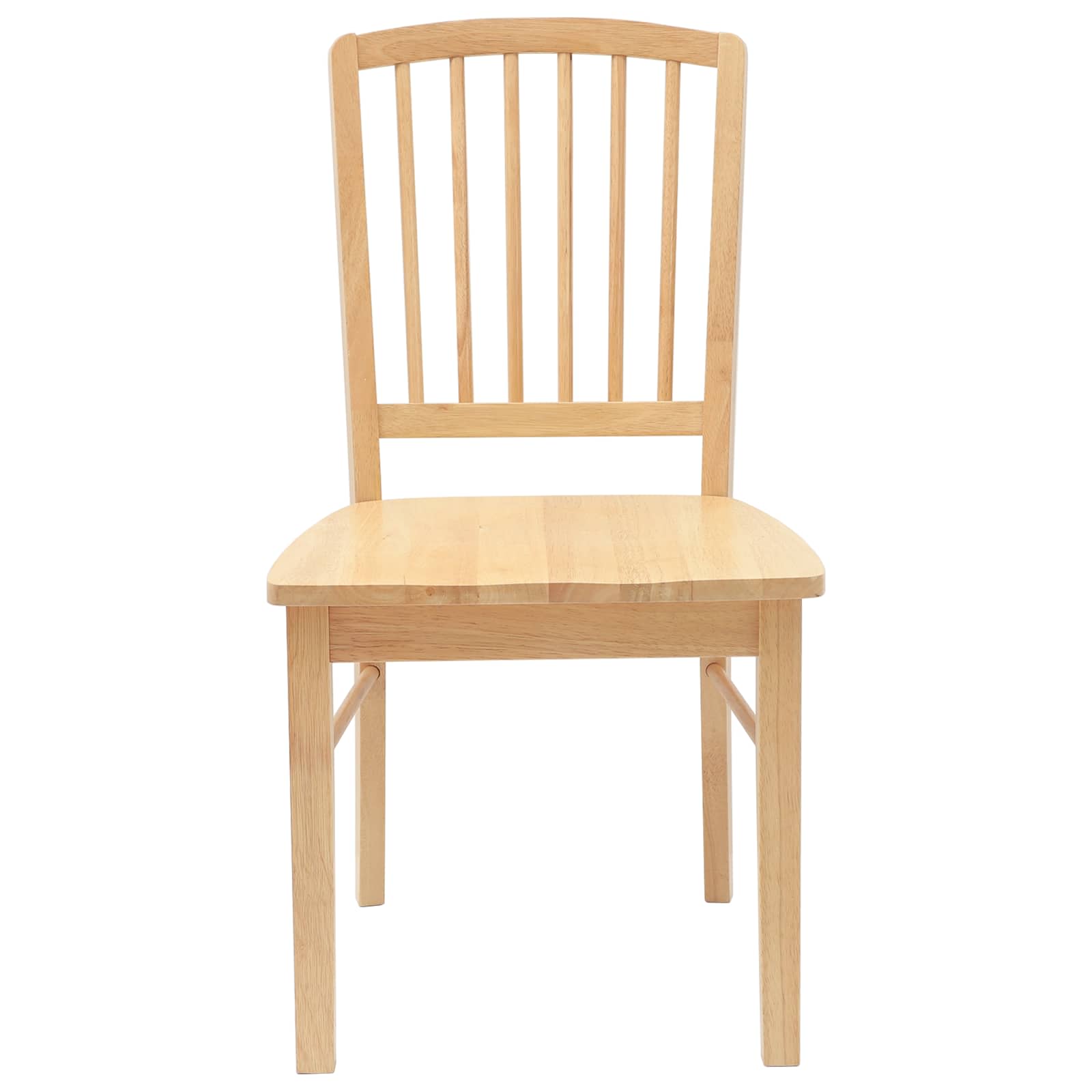 Étkező székek 2 pcs természetes 50 x 52,5 x 91 cm tömör gumi fa