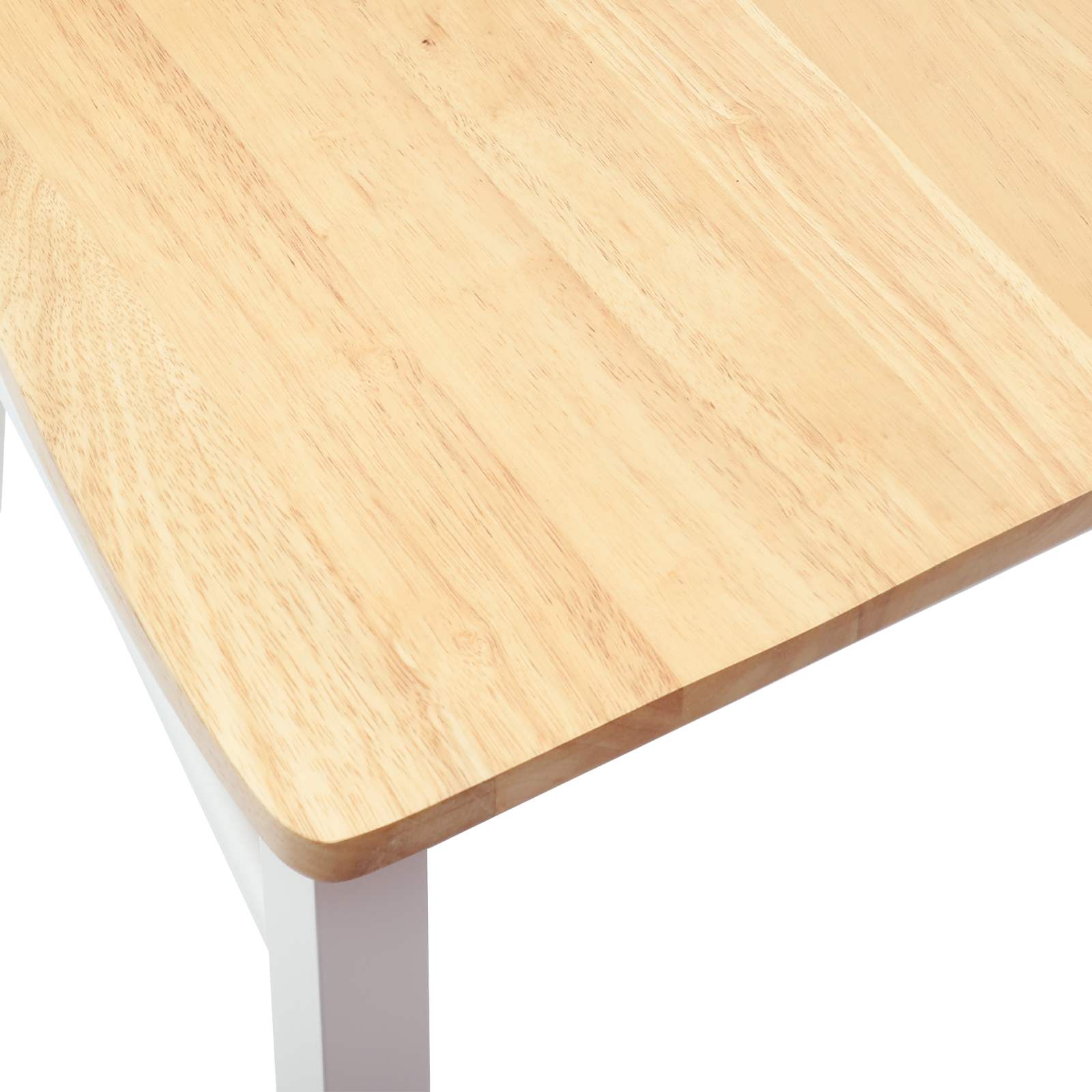 Étkező székek 2 pcs fehér 50 x 52,5 x 91 cm tömör gumi fa