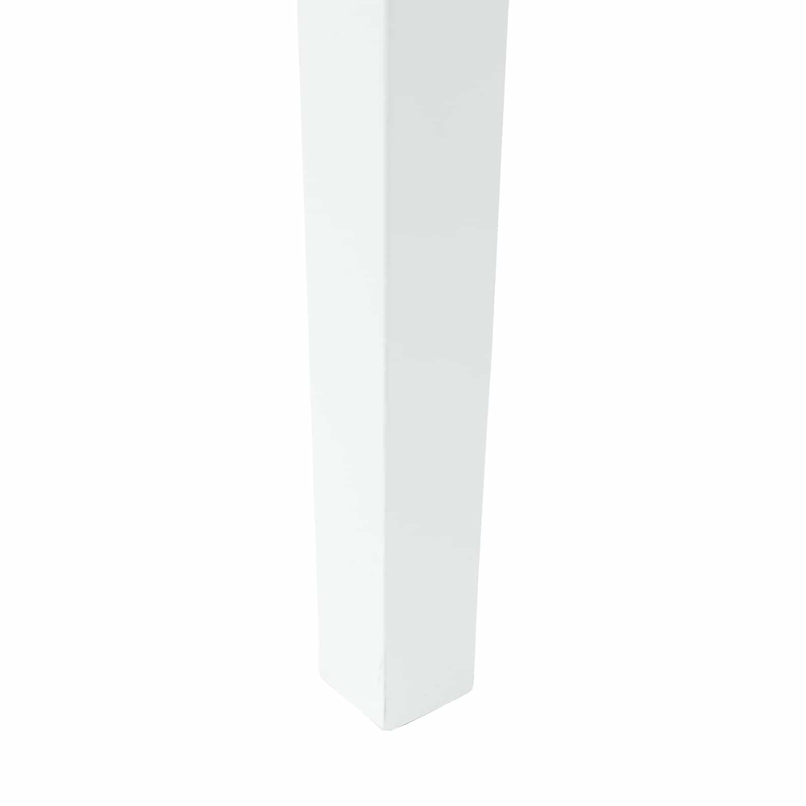 Étkező székek 2 pcs fehér 50 x 52,5 x 91 cm tömör gumi fa