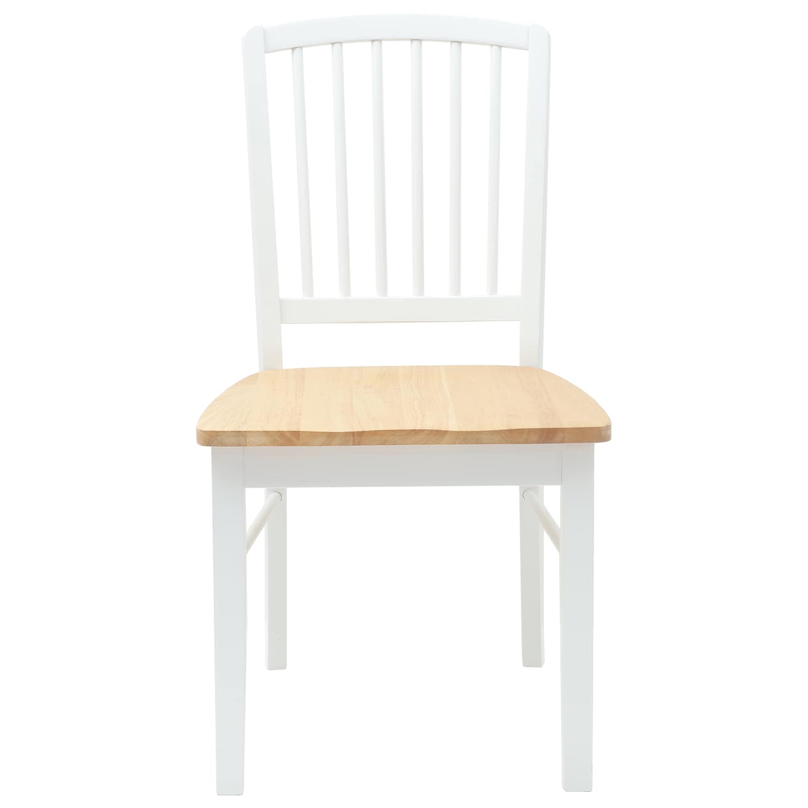 Étkező székek 2 pcs fehér 50 x 52,5 x 91 cm tömör gumi fa