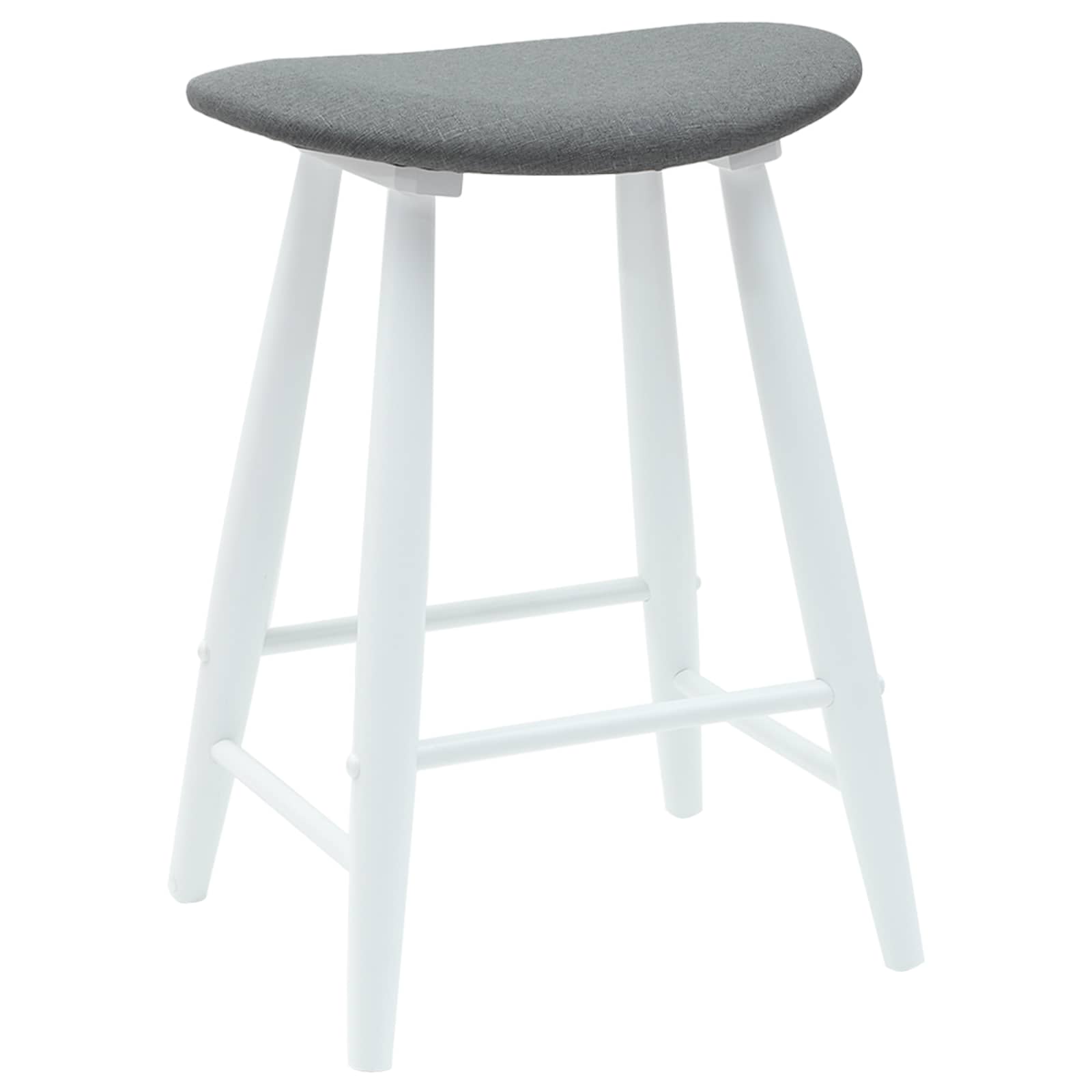 Étkező székek 2 pcs fehér 46 x 37 x 63 cm tömör gumi fa