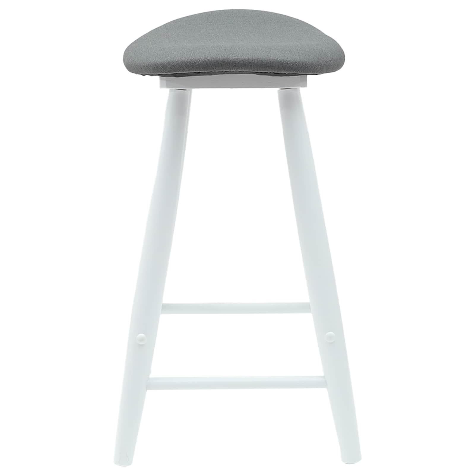 Étkező székek 2 pcs fehér 46 x 37 x 63 cm tömör gumi fa