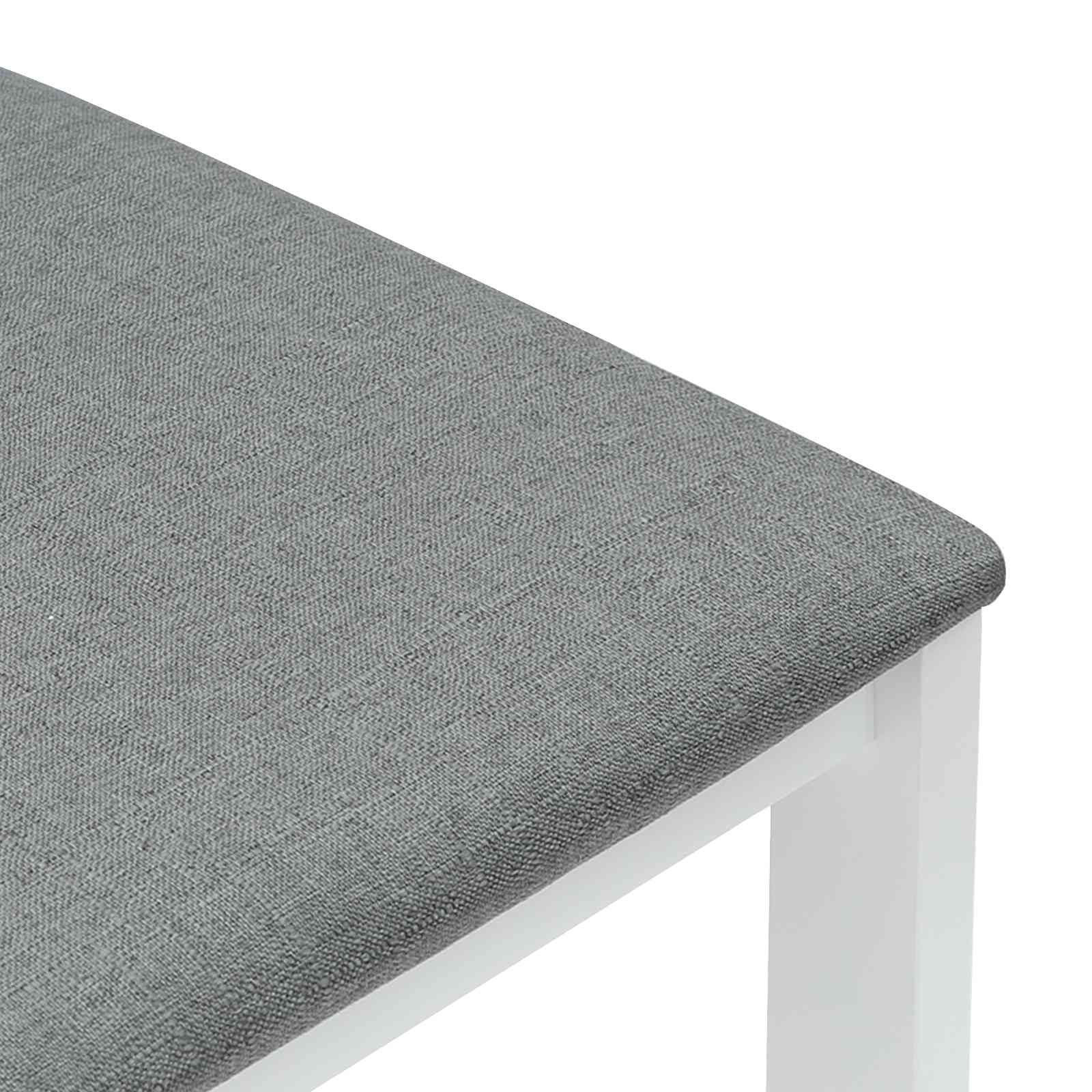 Étkező székek 2 pcs fehér 40 x 47,5 x 99,5 cm tömör gumi fa