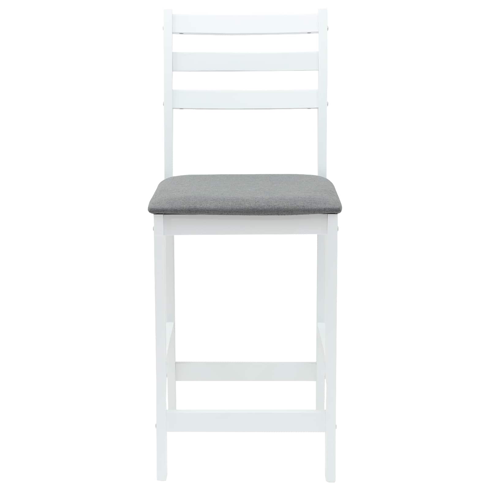 Étkező székek 2 pcs fehér 40 x 47,5 x 99,5 cm tömör gumi fa