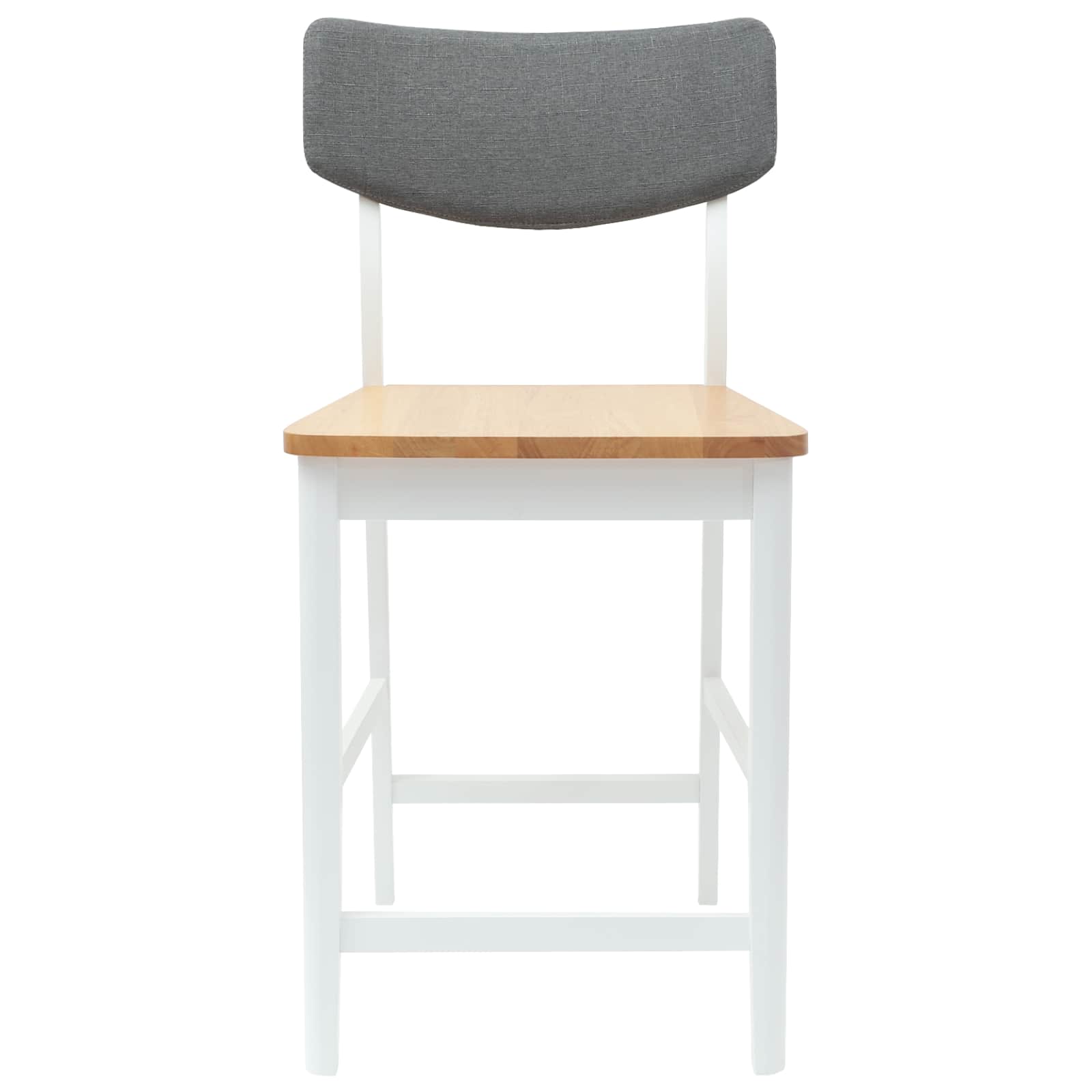 Étkező székek 2 pcs fehér 48 x 49 x 95 cm tömör gumi fa