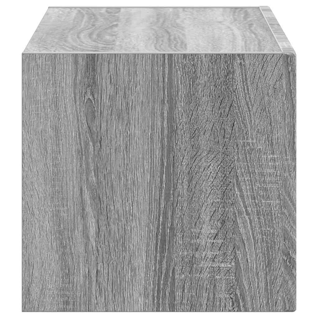 Tv fali szekrény szürke sonoma 60 x 31 x 29.5 cm faanyag