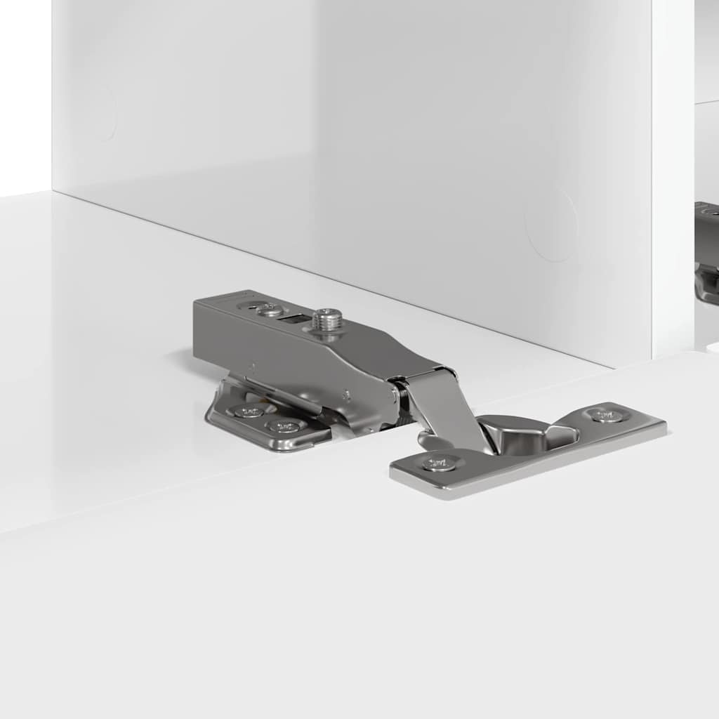 Tv fali szekrény fényes fehér 60 x 31 x 29.5 cm faanyag