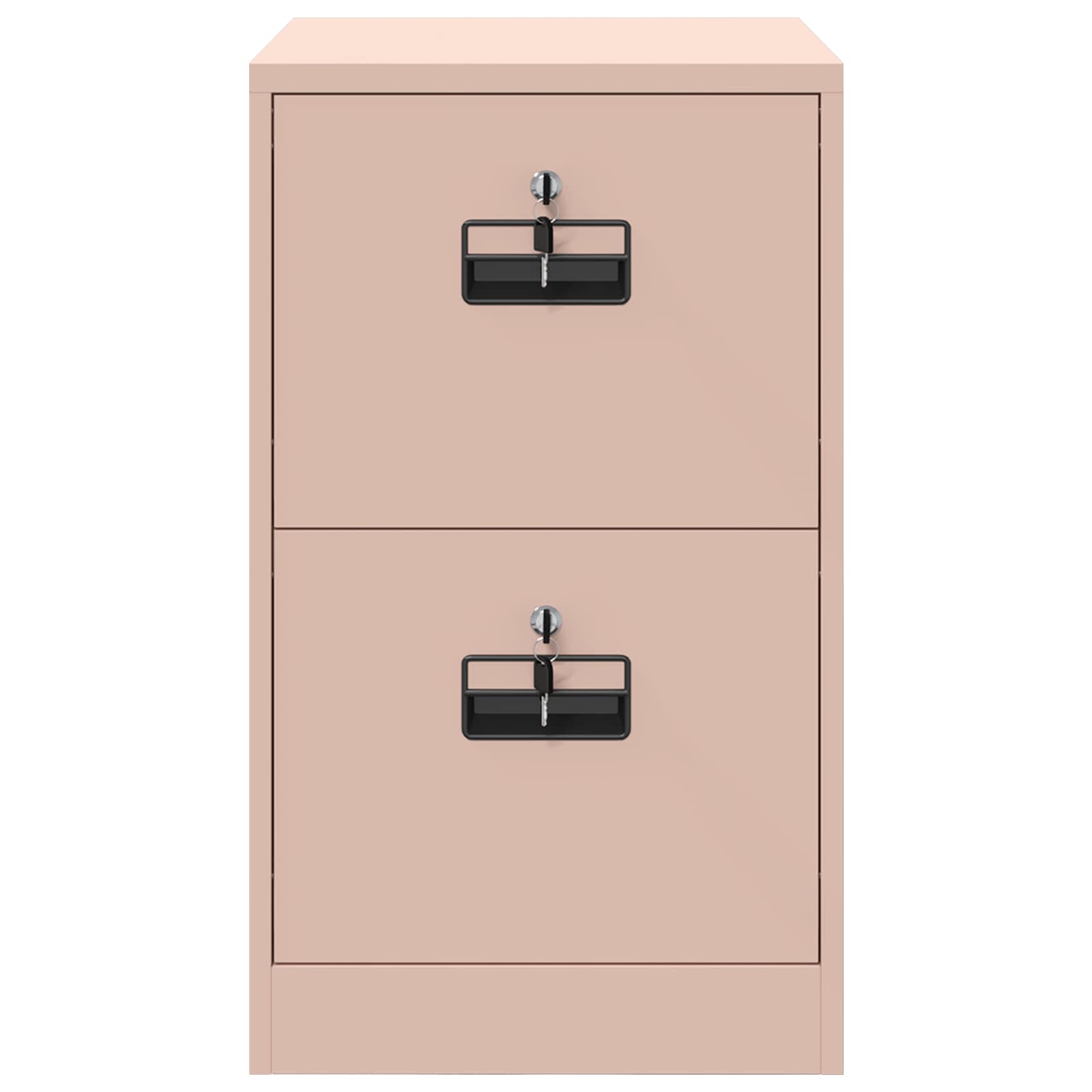 Irattároló szekrény fiókkal zárral rózsaszín 44 x 50 x 106.5 cm