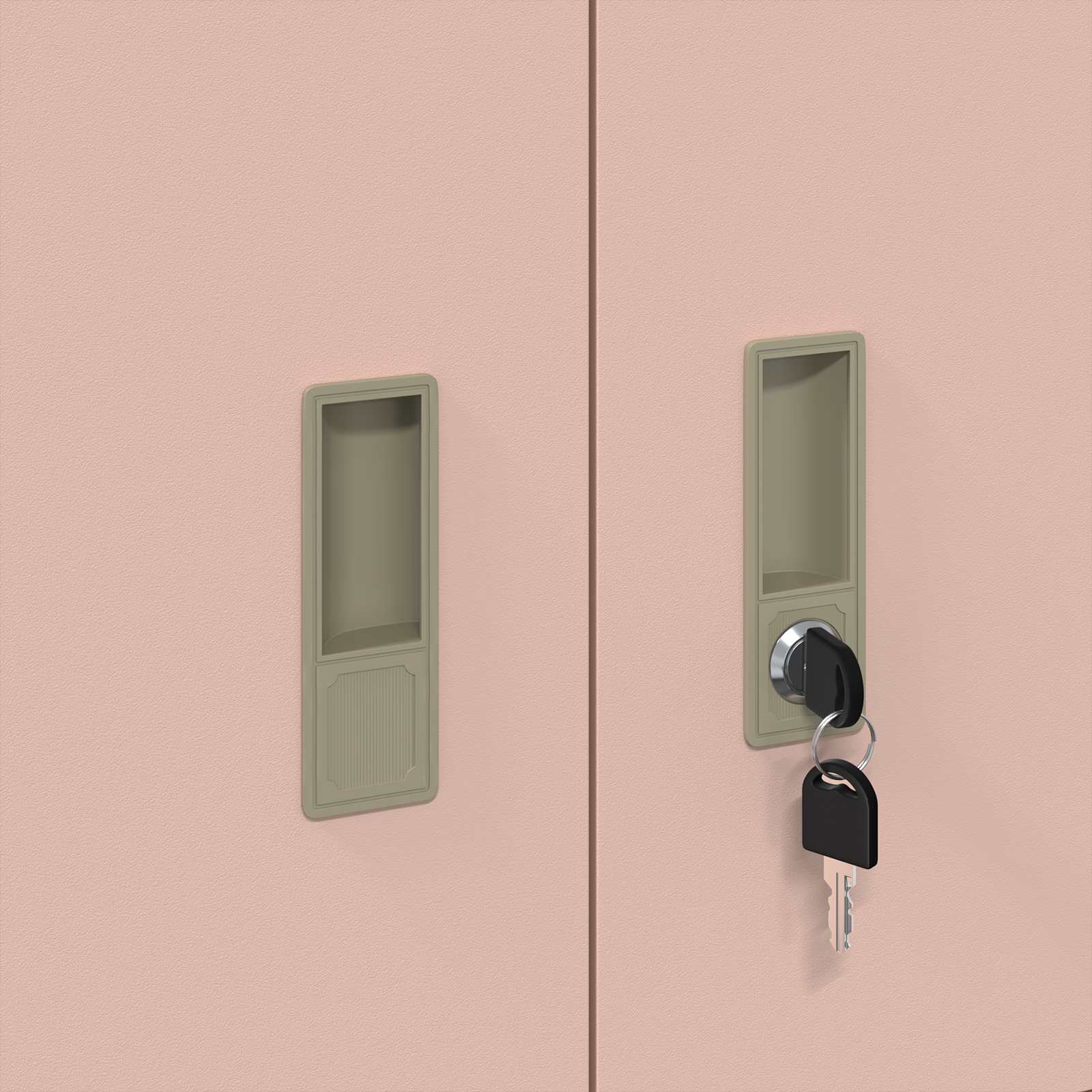 Tárolószekrény rózsaszín 90 x 40 x 40 cm hidegen hengerelt acél