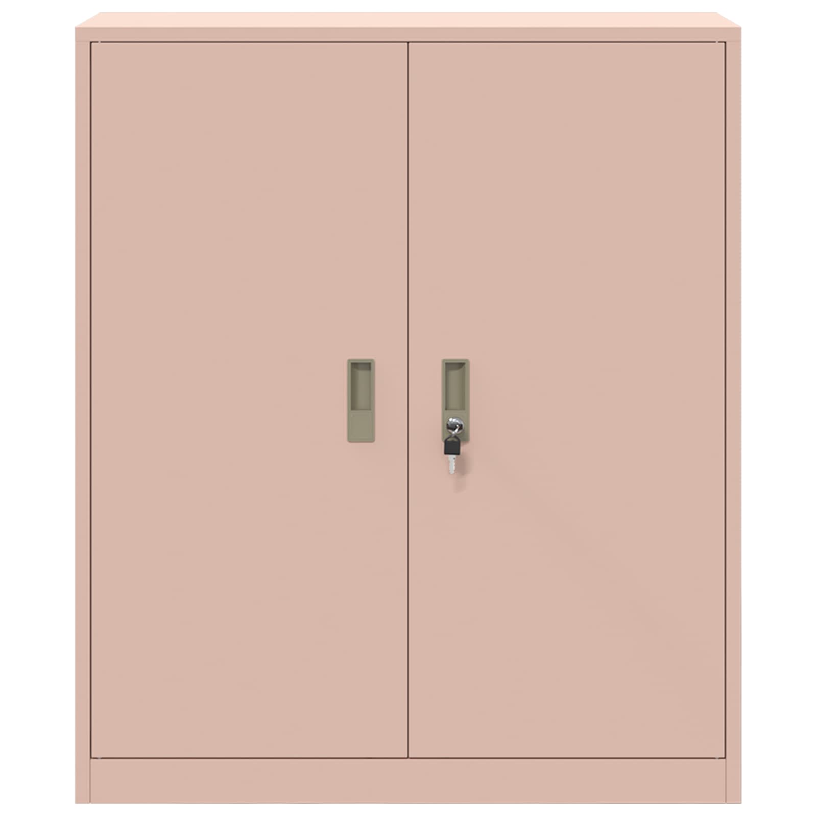 Tárolószekrény tárolóval rózsaszín 90 x 40 x 105 cm